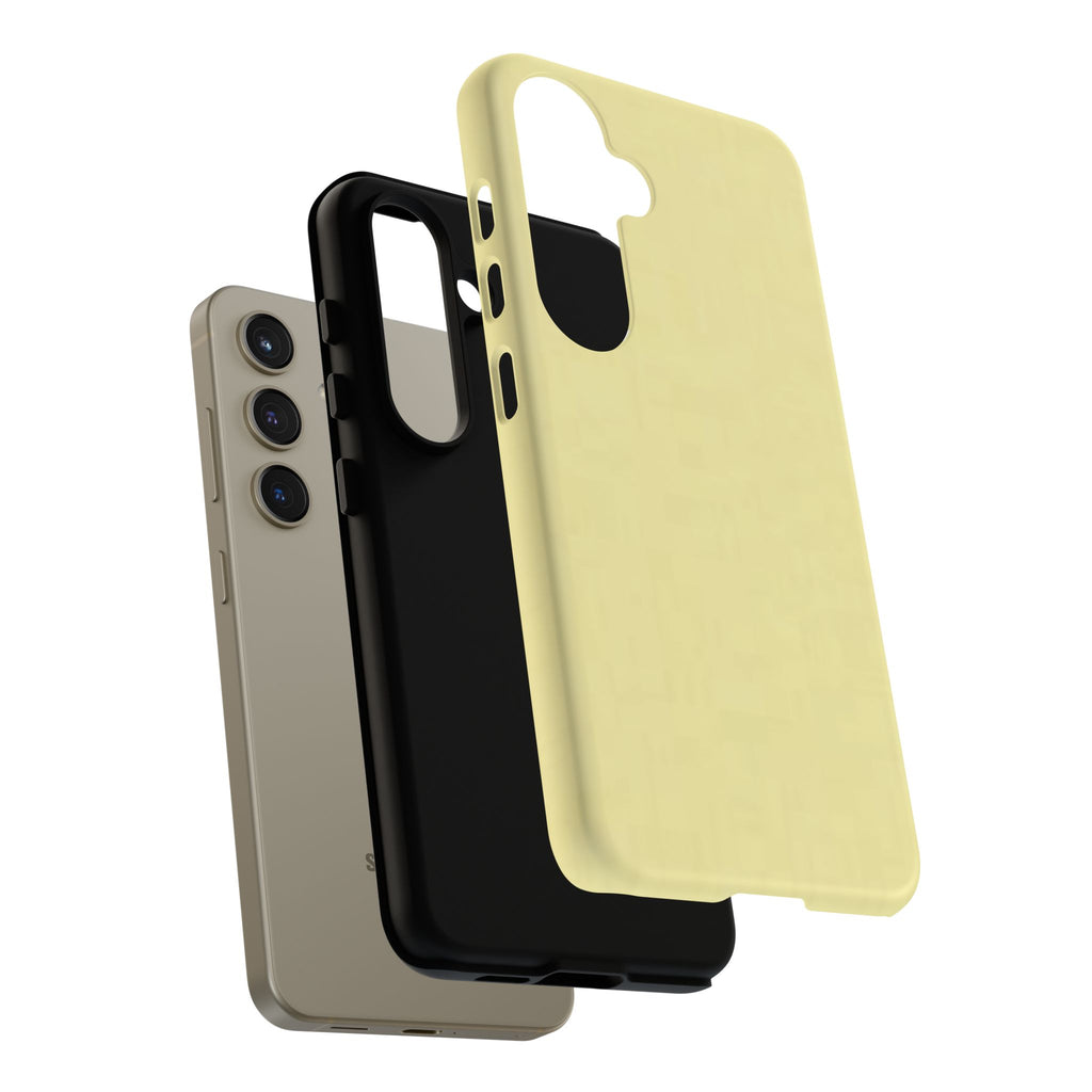 Pale Yellow Protective Phone Case