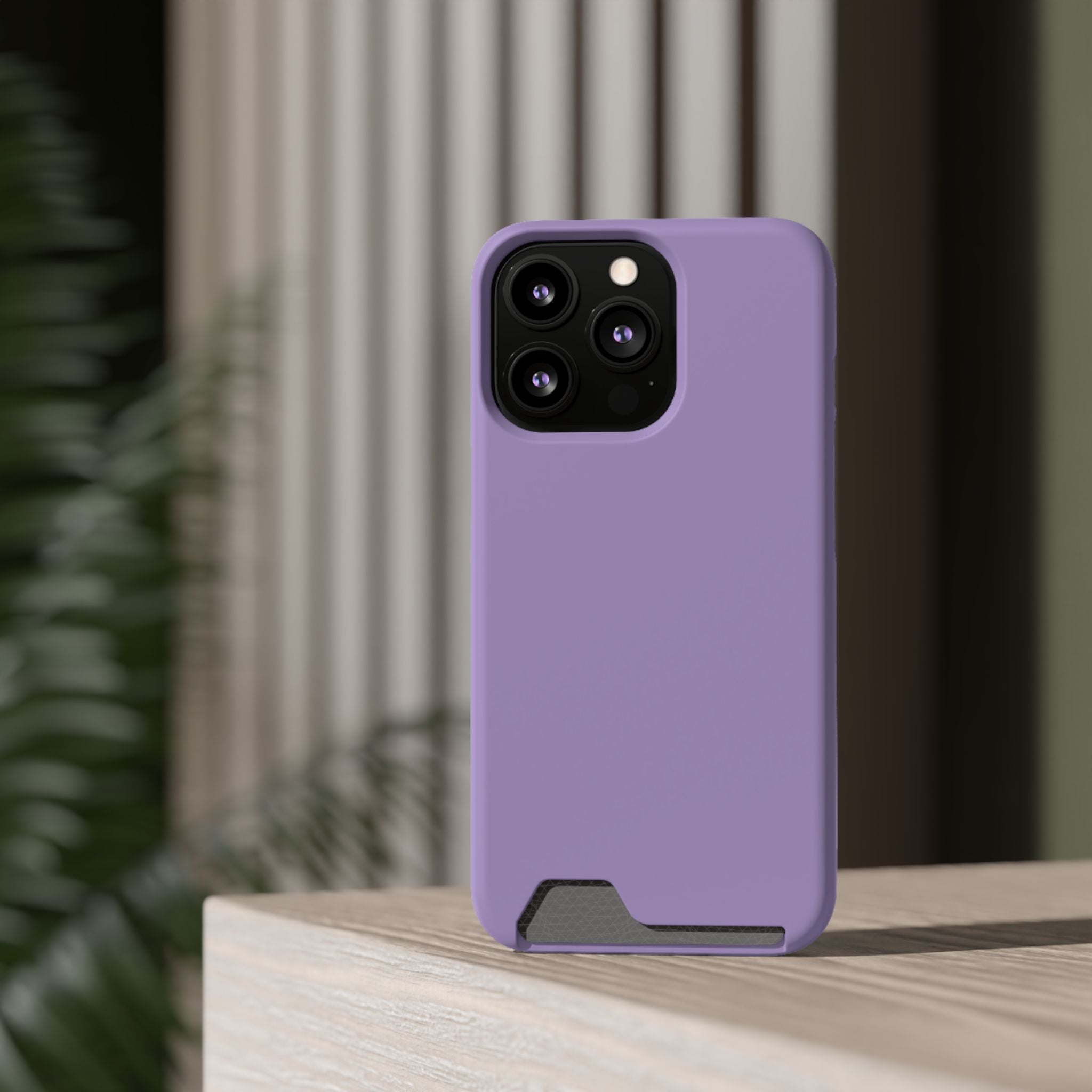 Lilac Card Holder Phone Case