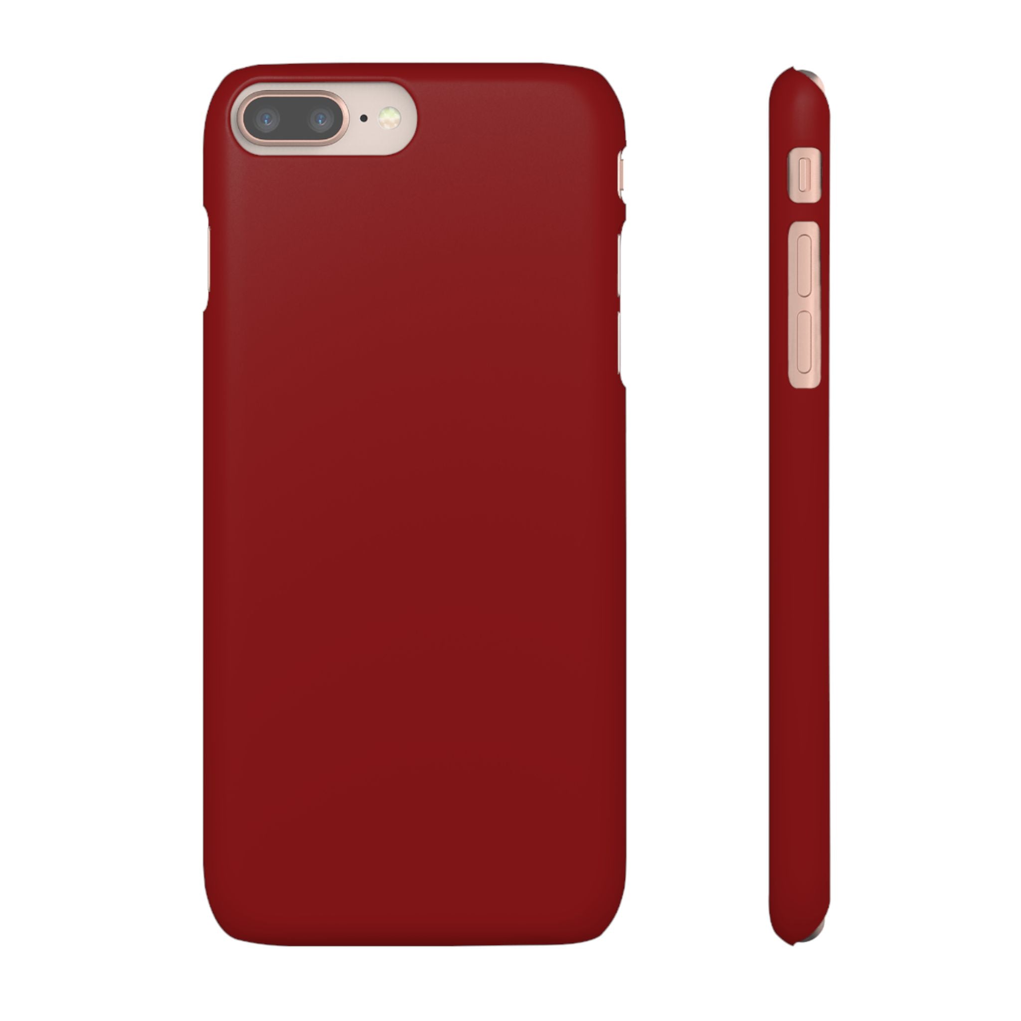 Dark Red Snap Phone Case