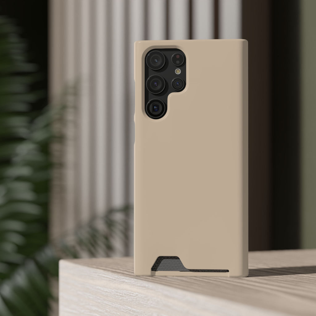 Beige Card-Holder Phone Case
