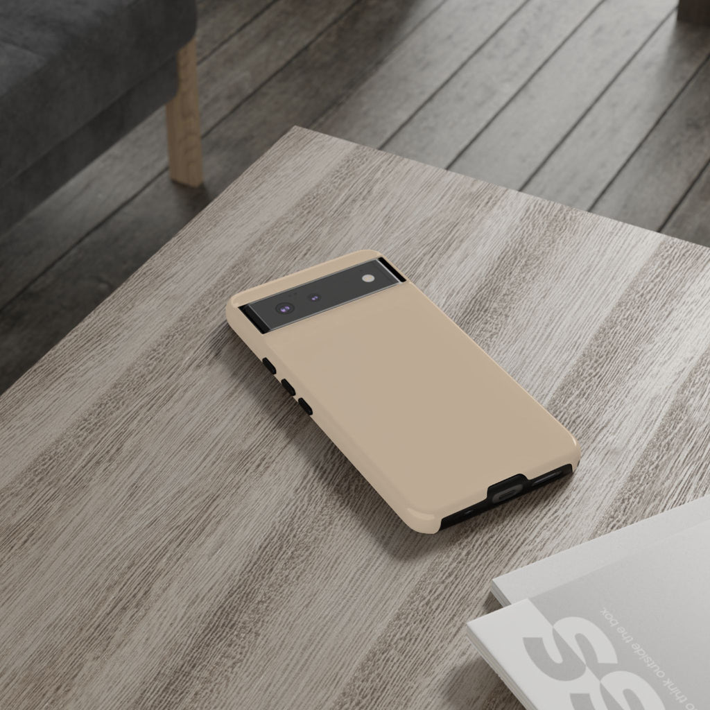 Beige Protective Phone Case