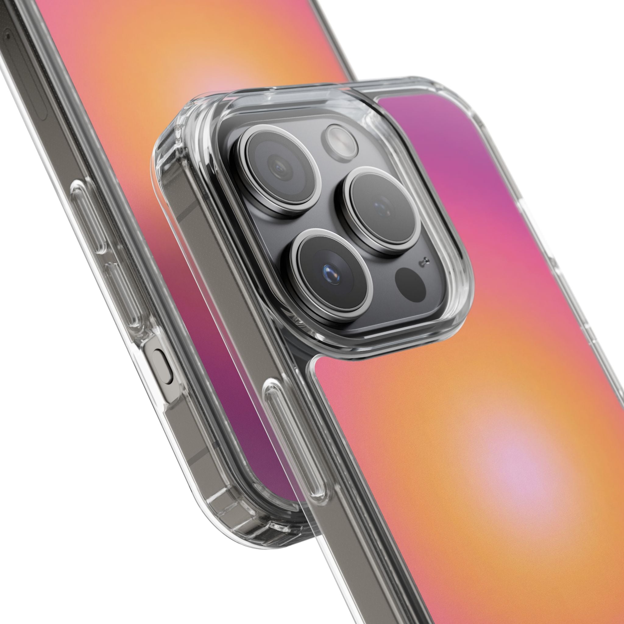 Sunset Gradient Clear Protective Cover