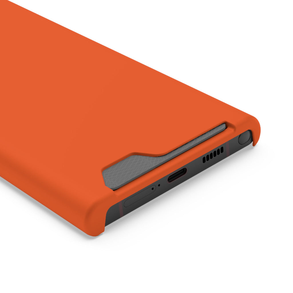 Orange Card-Holder Phone Case