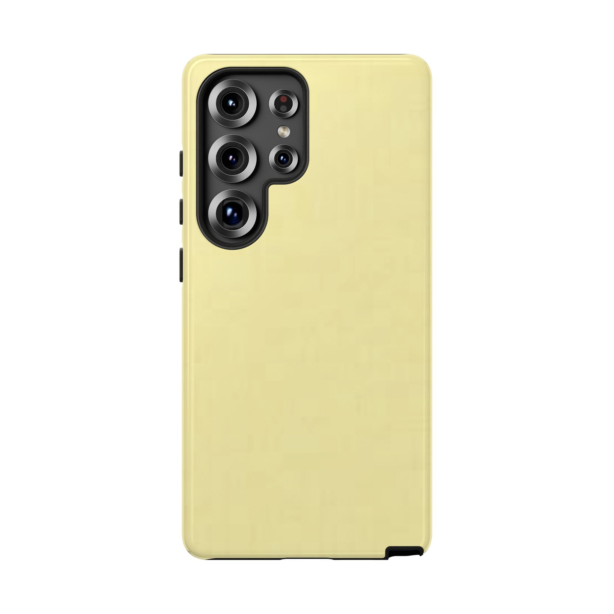 Pale Yellow Protective Phone Case