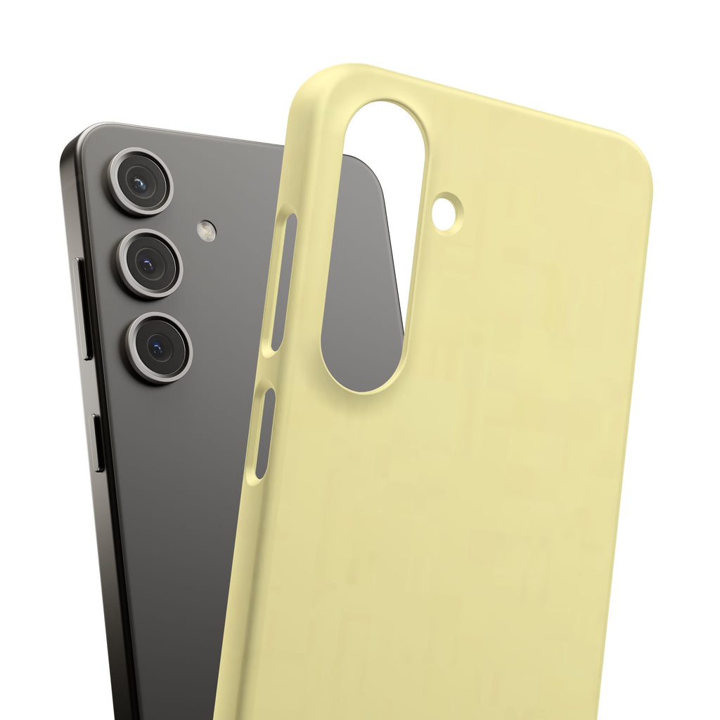 Pale Yellow Snap Phone Case