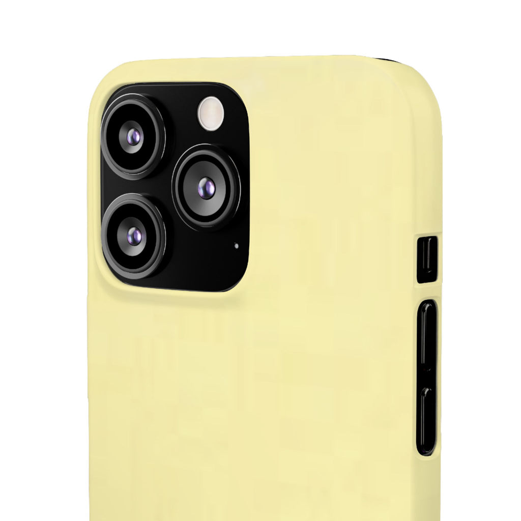Pale Yellow Snap Phone Case