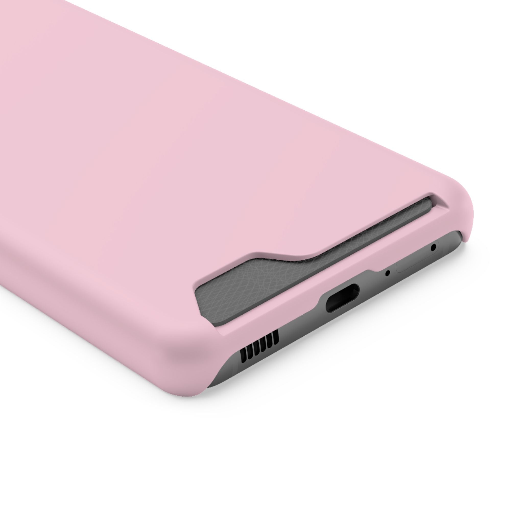 Pale Pink Card-Holder Phone Case