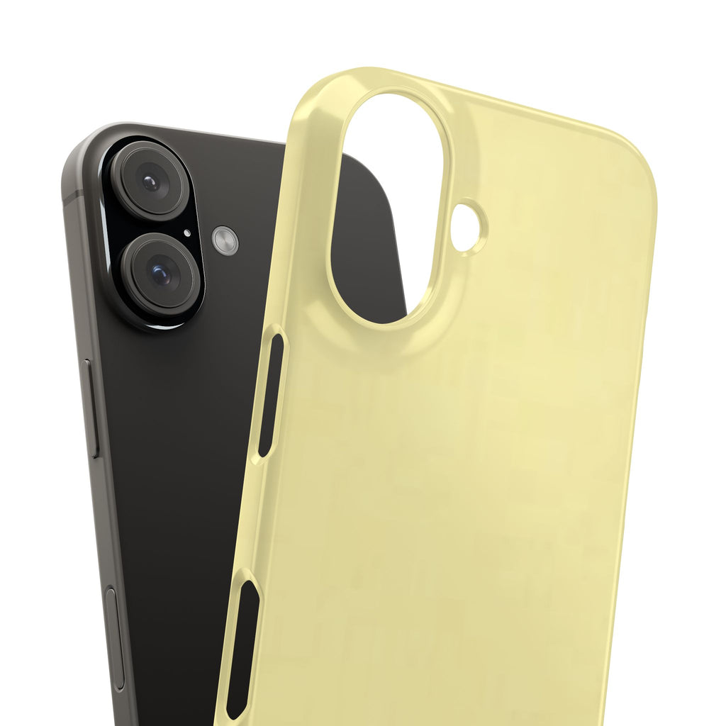 Pale Yellow Snap Phone Case