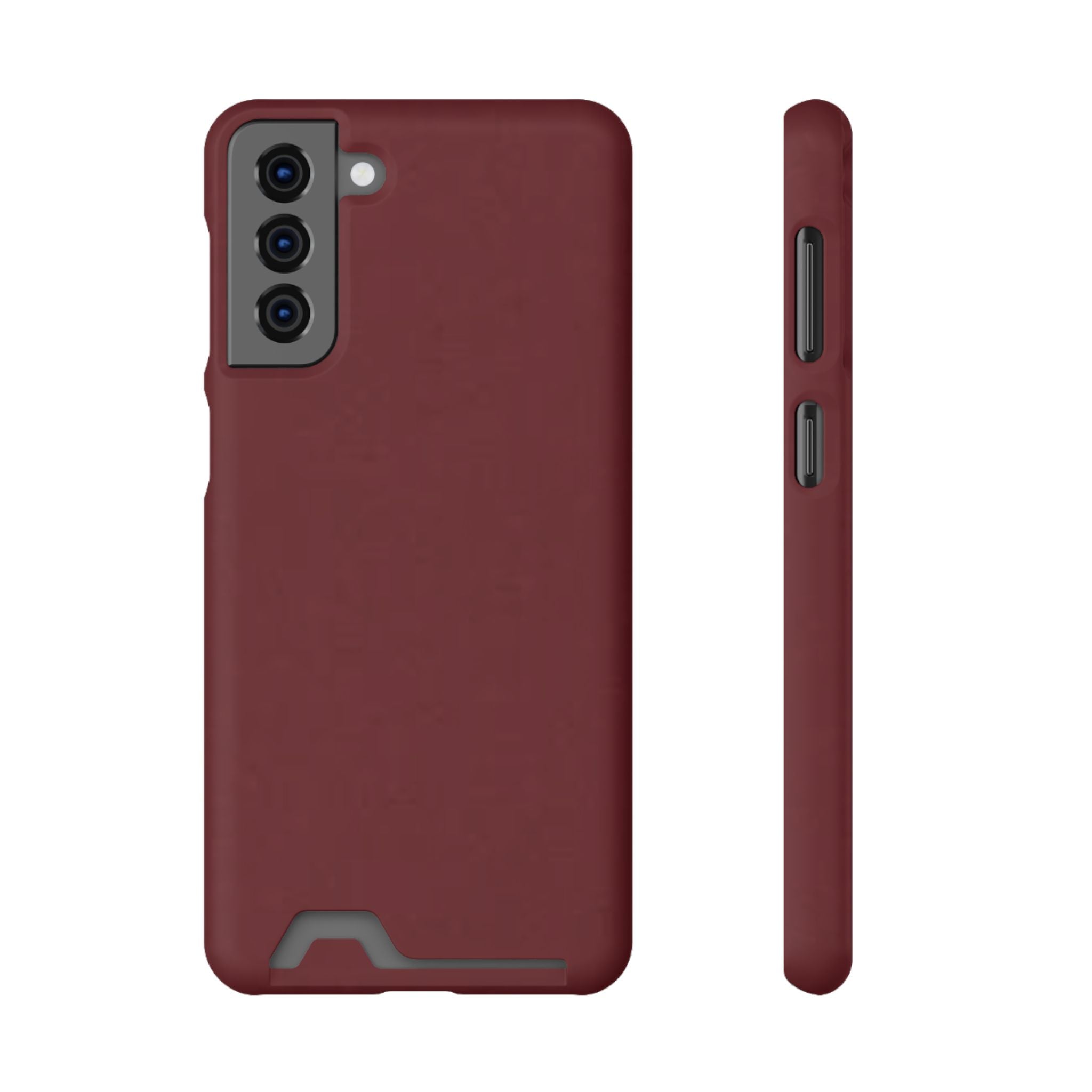 Dark Cherry Card Holder Phone Case