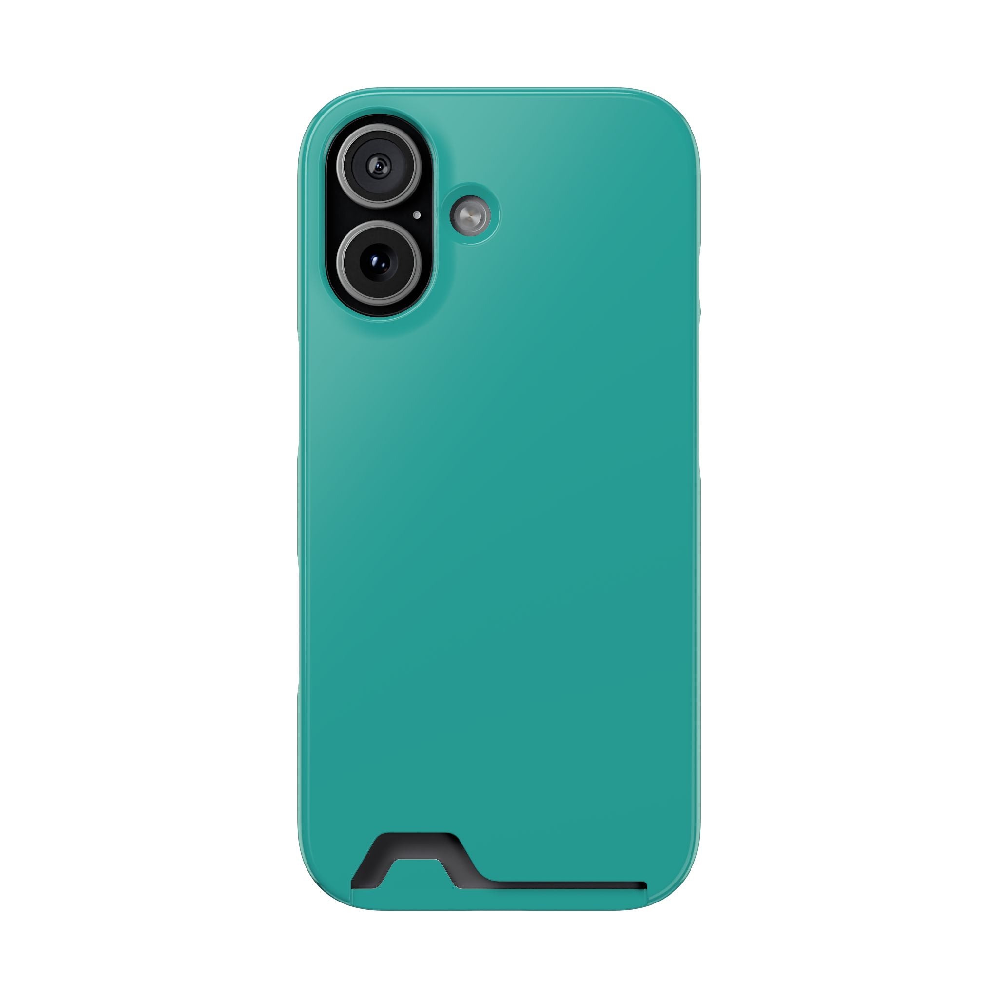 Teal Card-Holder Phone Case