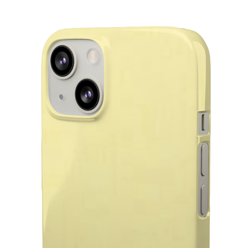 Pale Yellow Snap Phone Case