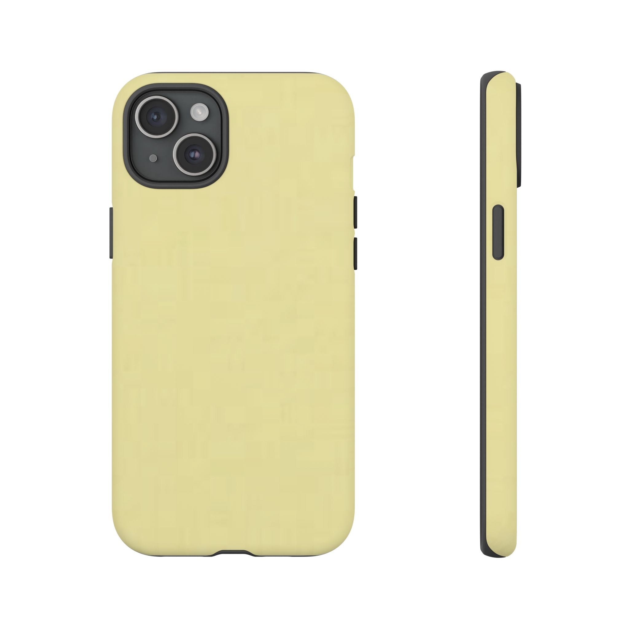 Pale Yellow Protective Phone Case