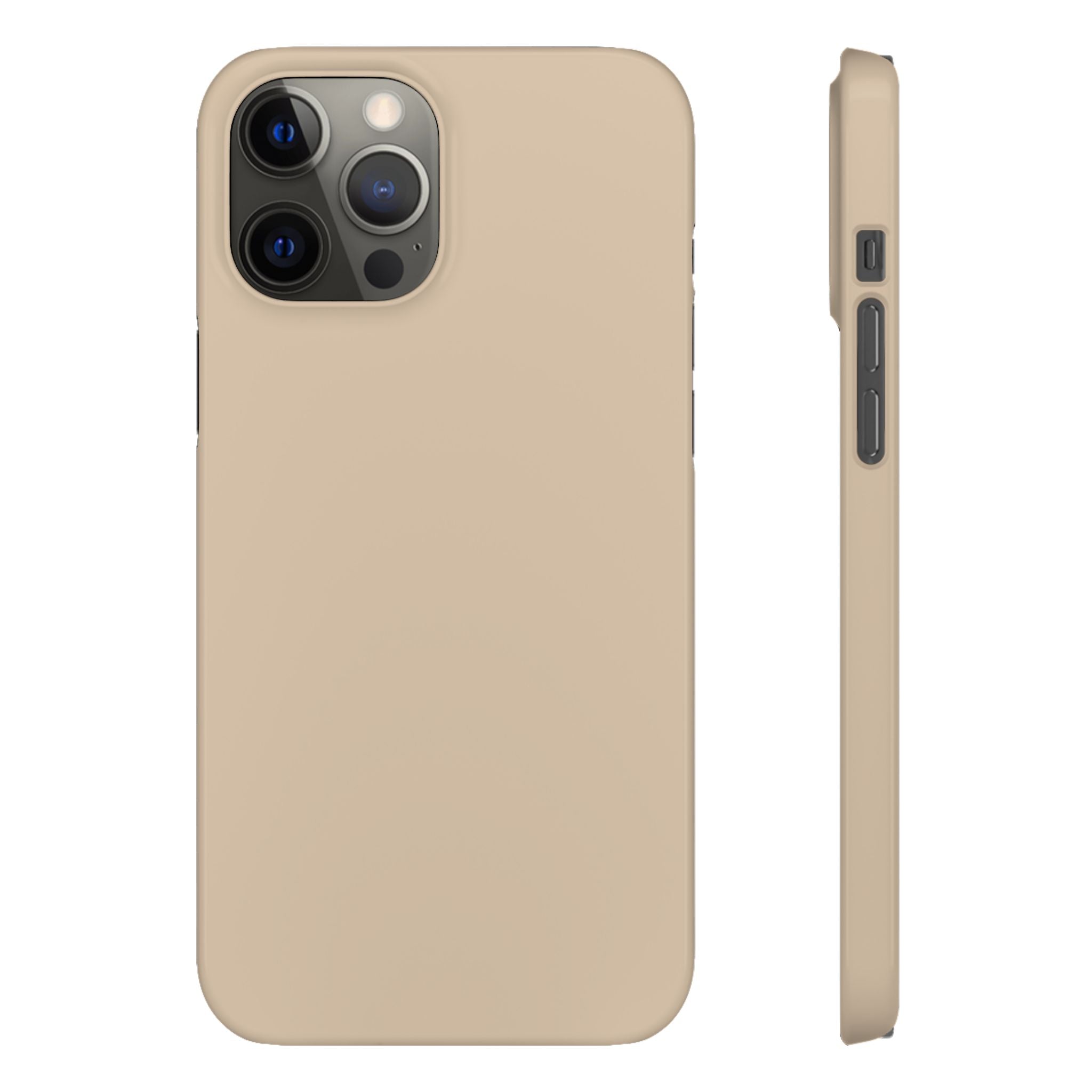 Beige Snap Phone Case