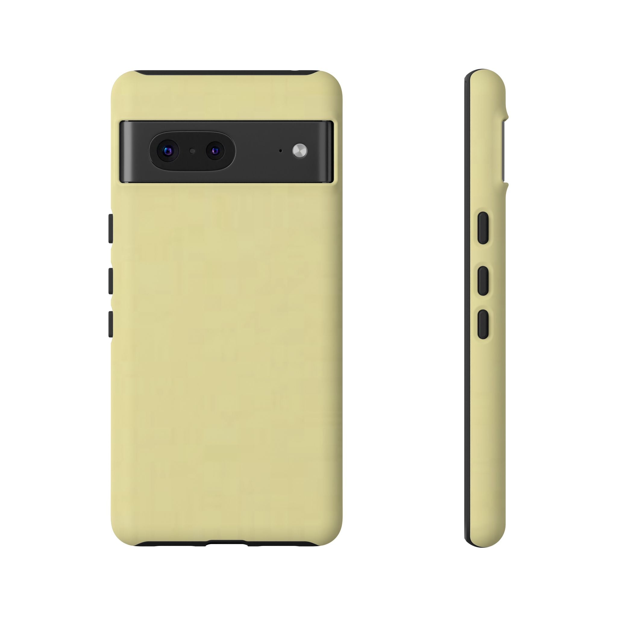 Pale Yellow Protective Phone Case