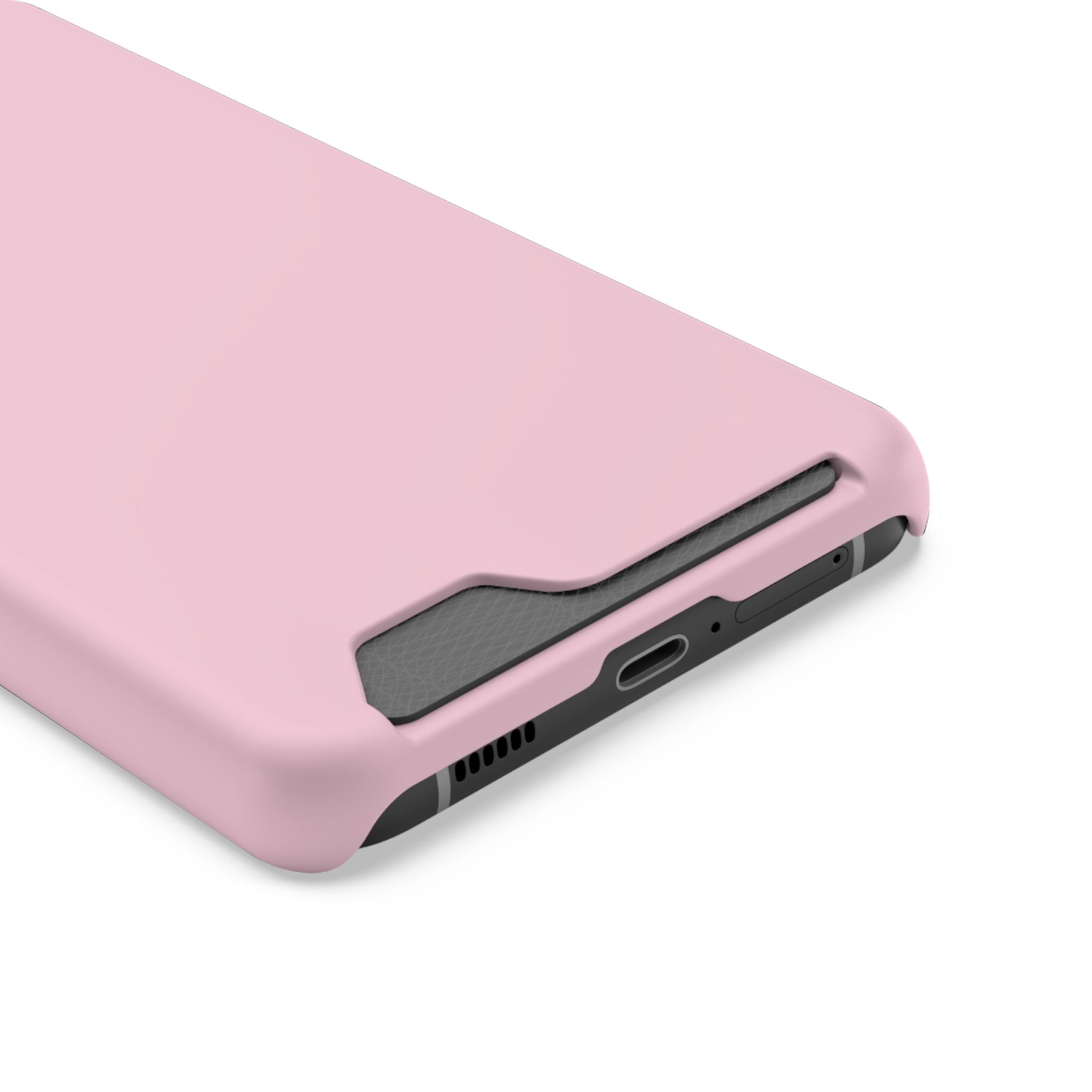 Pale Pink Card-Holder Phone Case