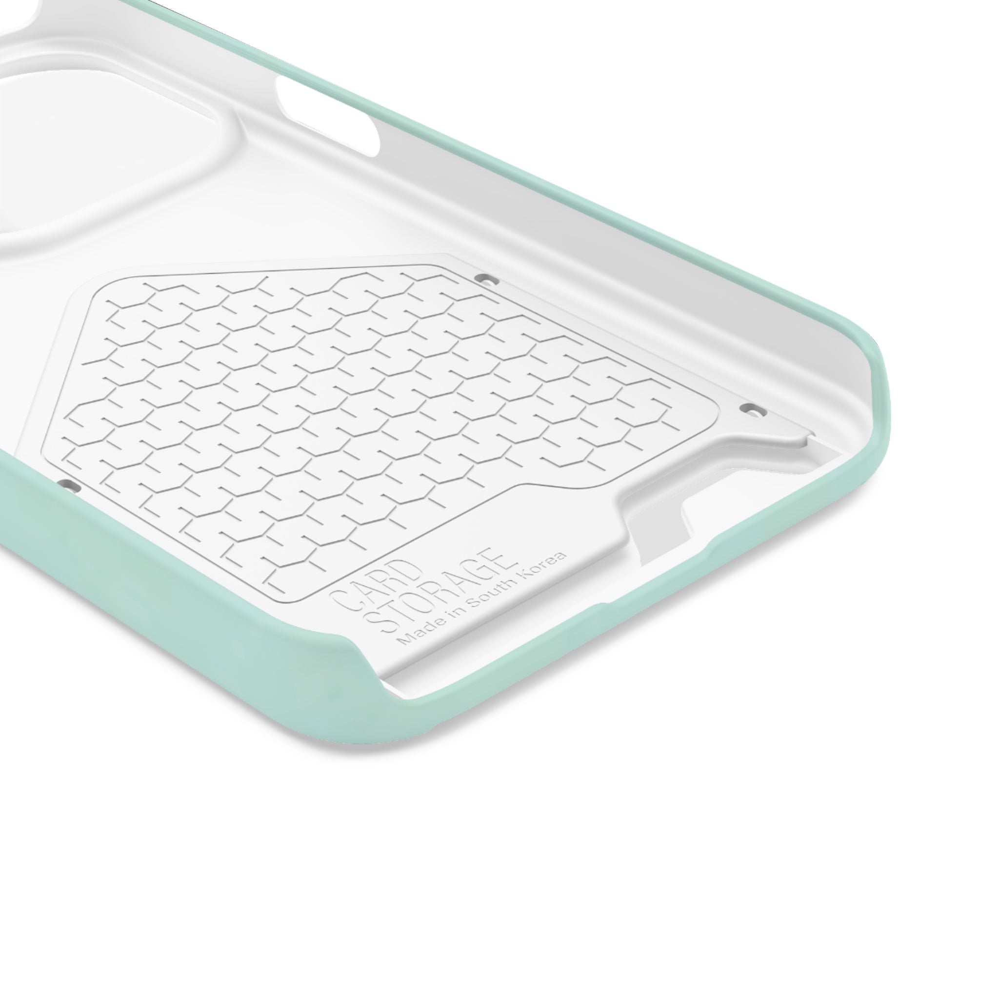 Light Mint Card Holder Phone Case