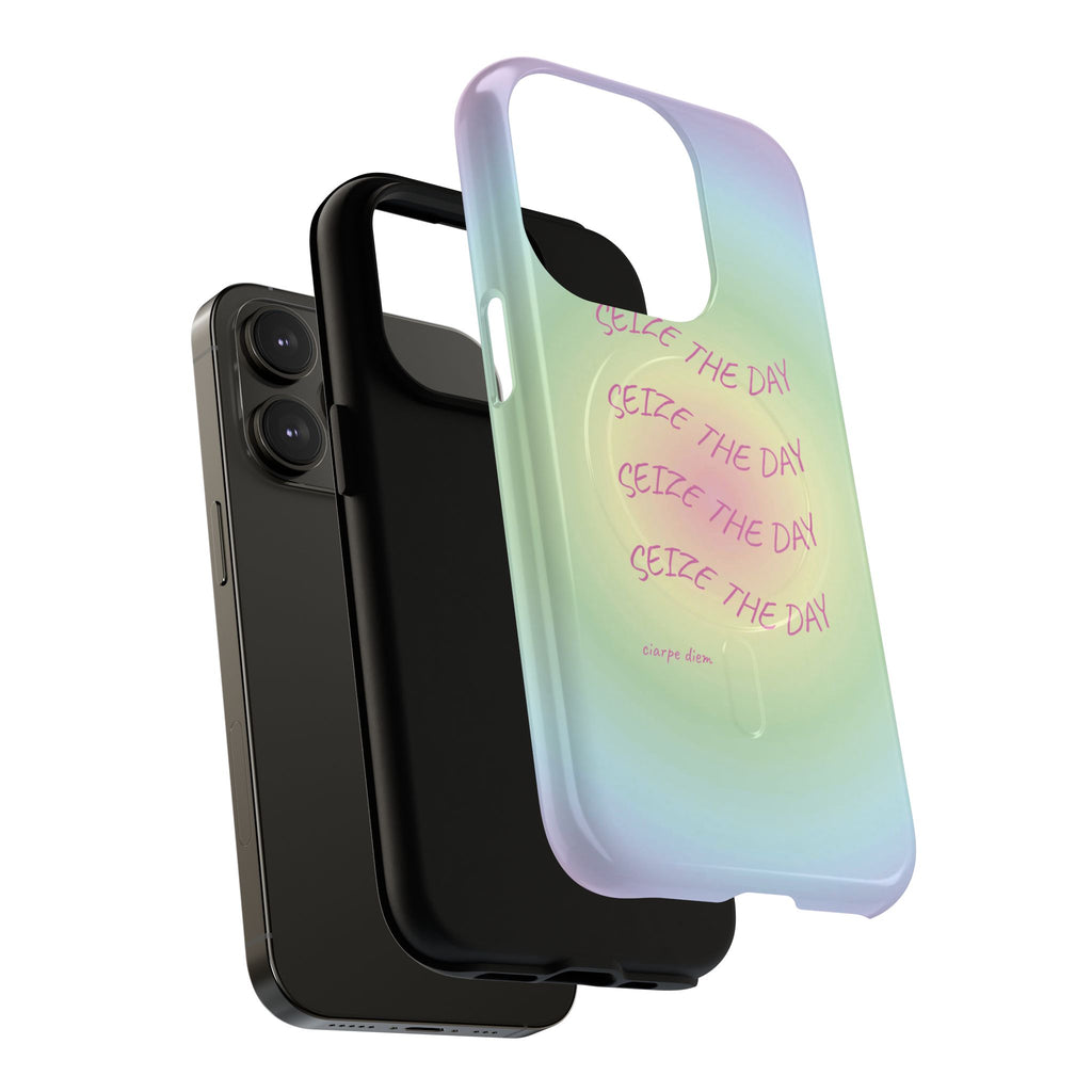 Bermuda Halo Seize The Day Gradient MagSafe Protective Phone Case