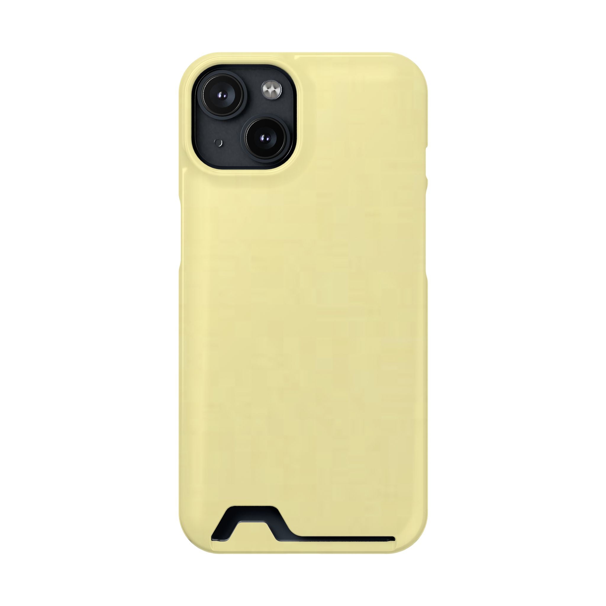 Pale Yellow Card-Holder Phone Case