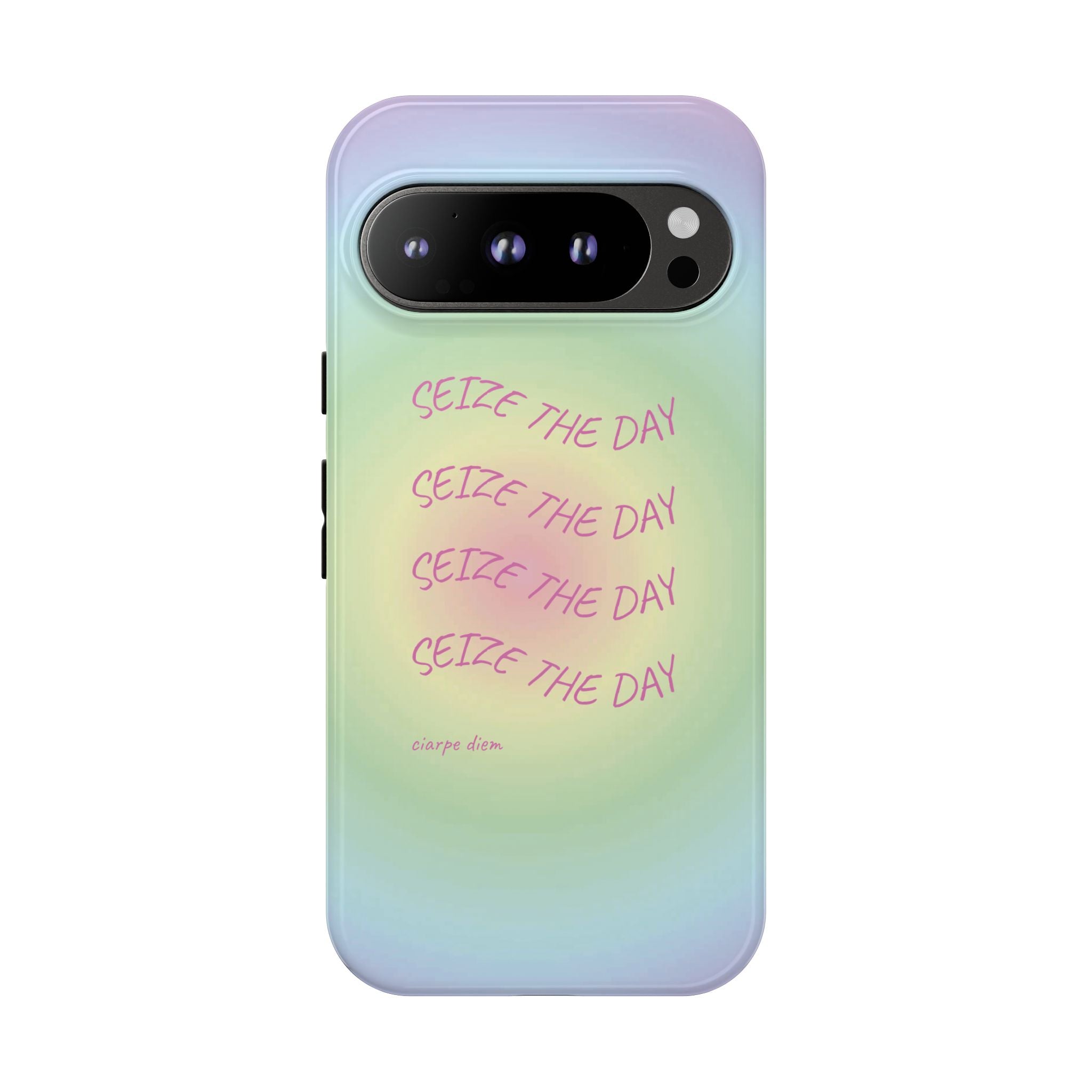 Bermuda Halo Seize The Day Pastel Gradient Tough Phone Case