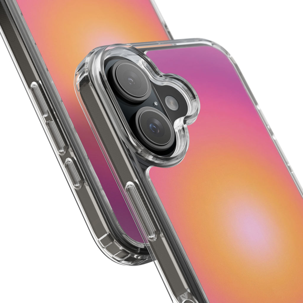 Sunset Gradient Clear Protective Cover