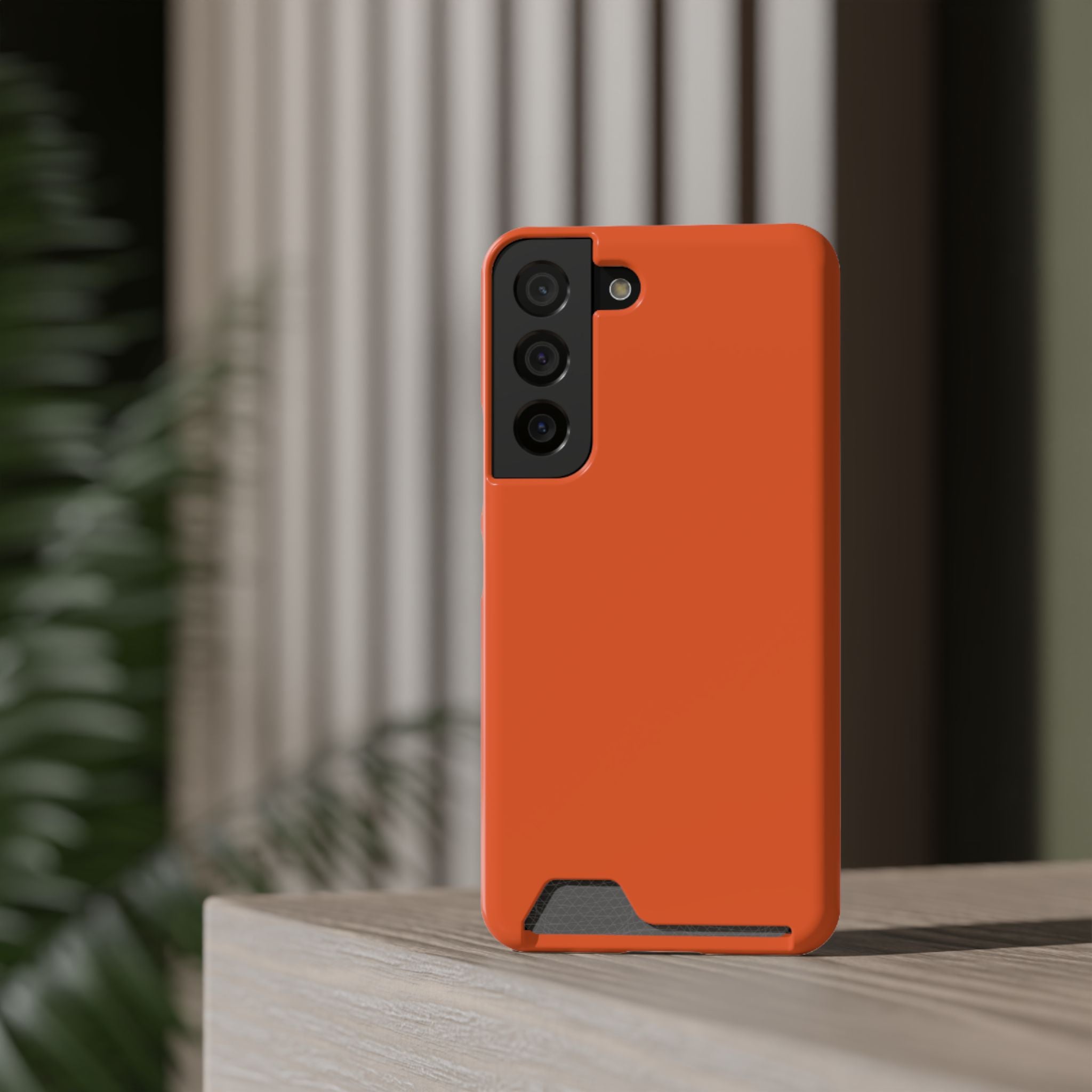 Orange Card-Holder Phone Case