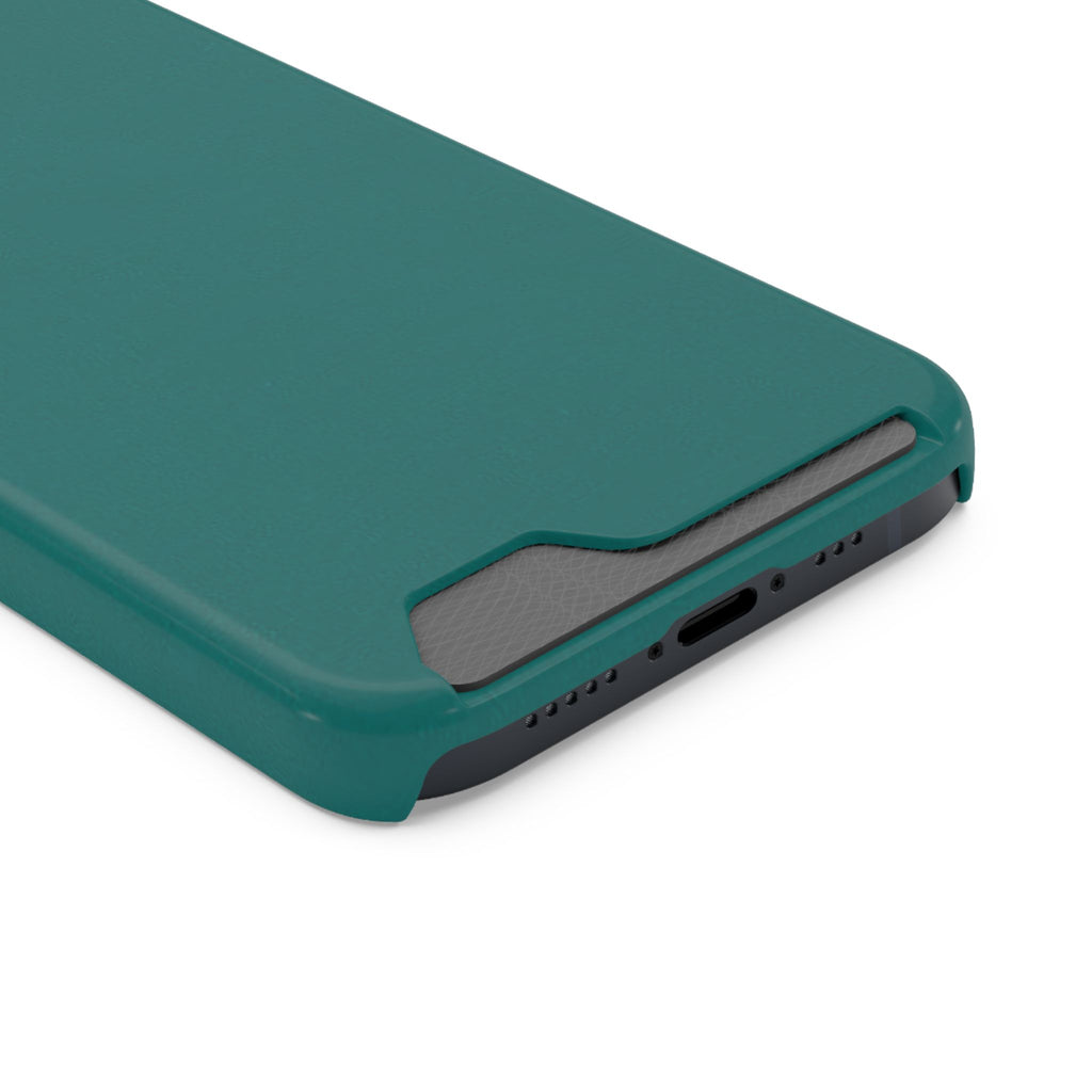 Sea Green Card Holder Phone Case