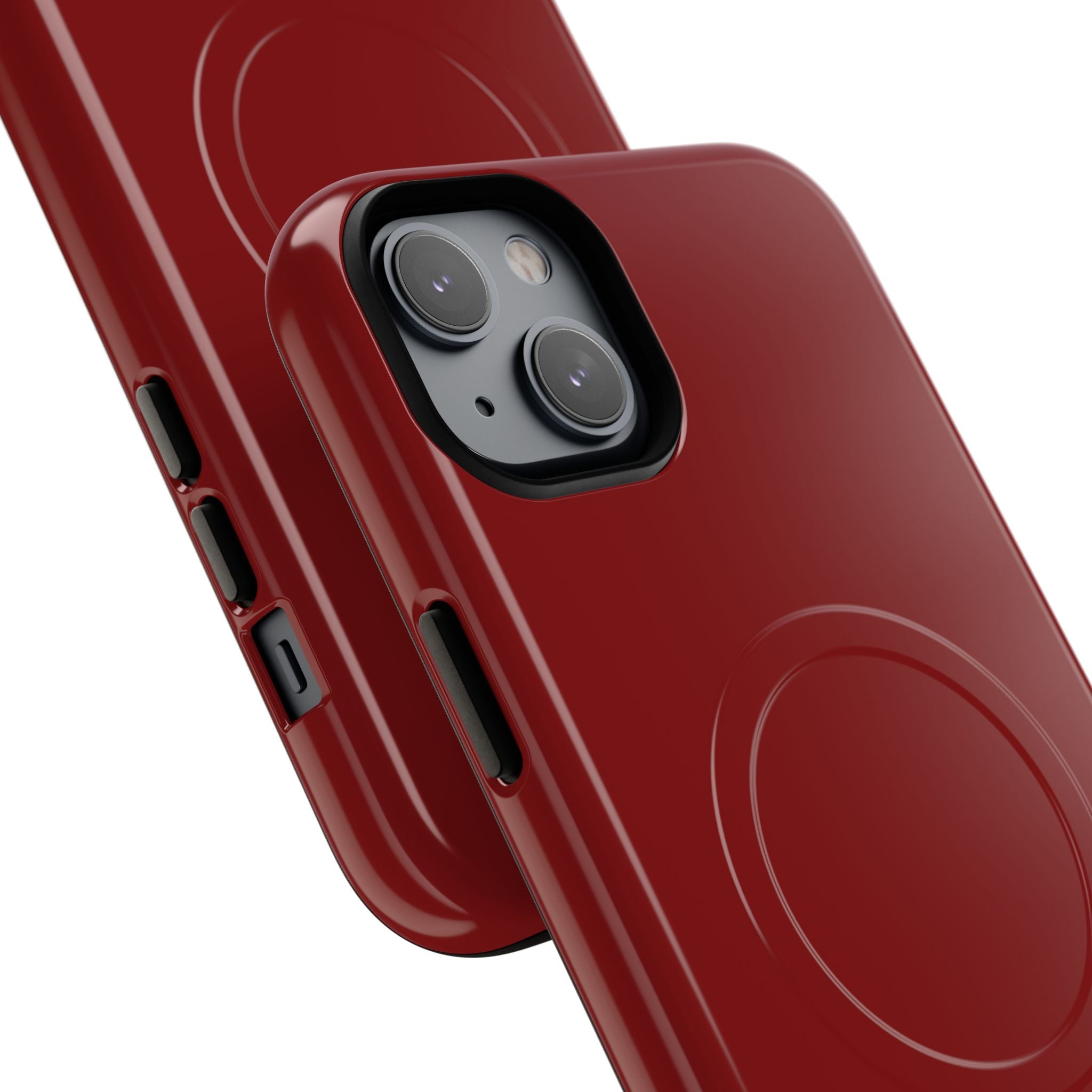 Dark Red MagSafe Protective Phone Case