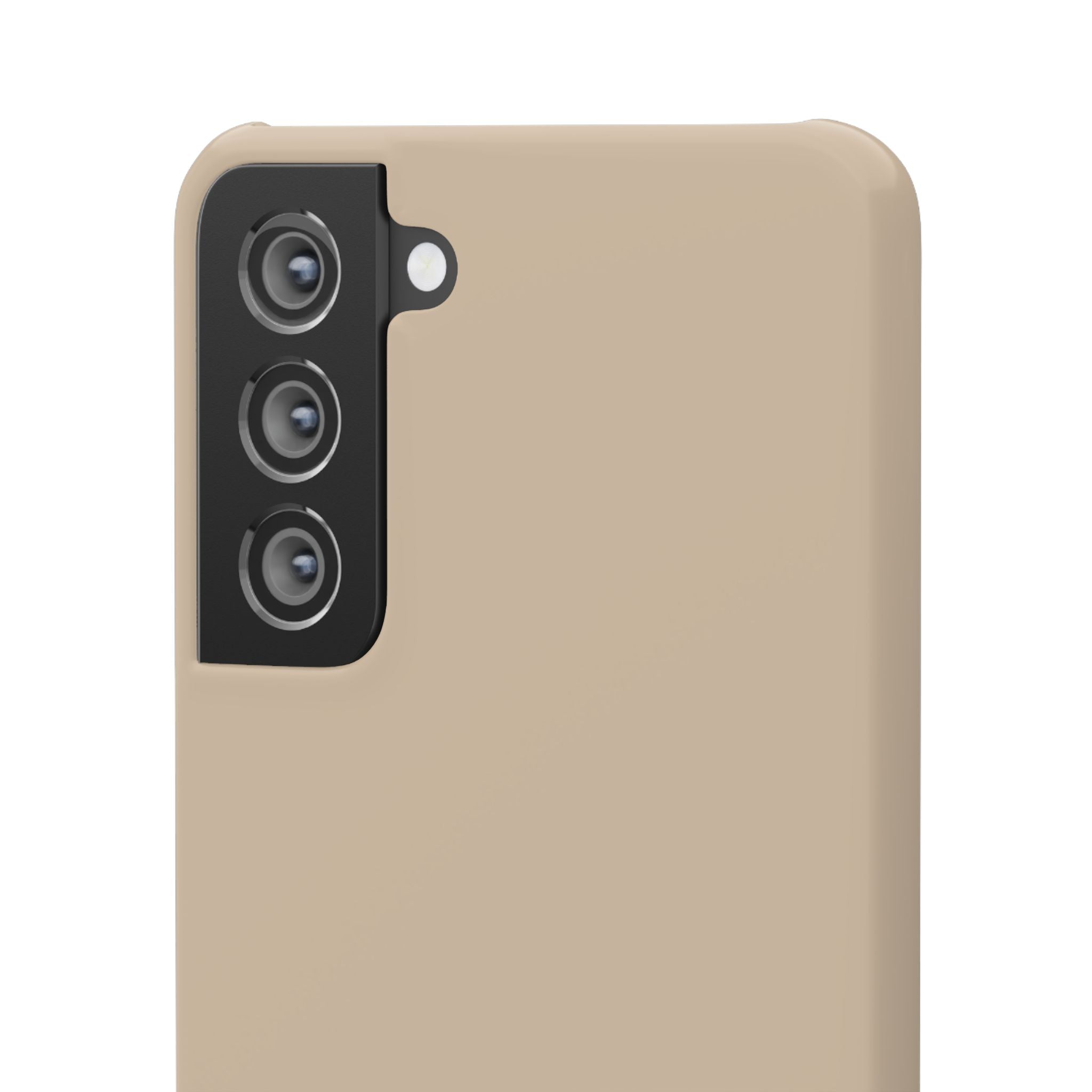 Beige Snap Phone Case