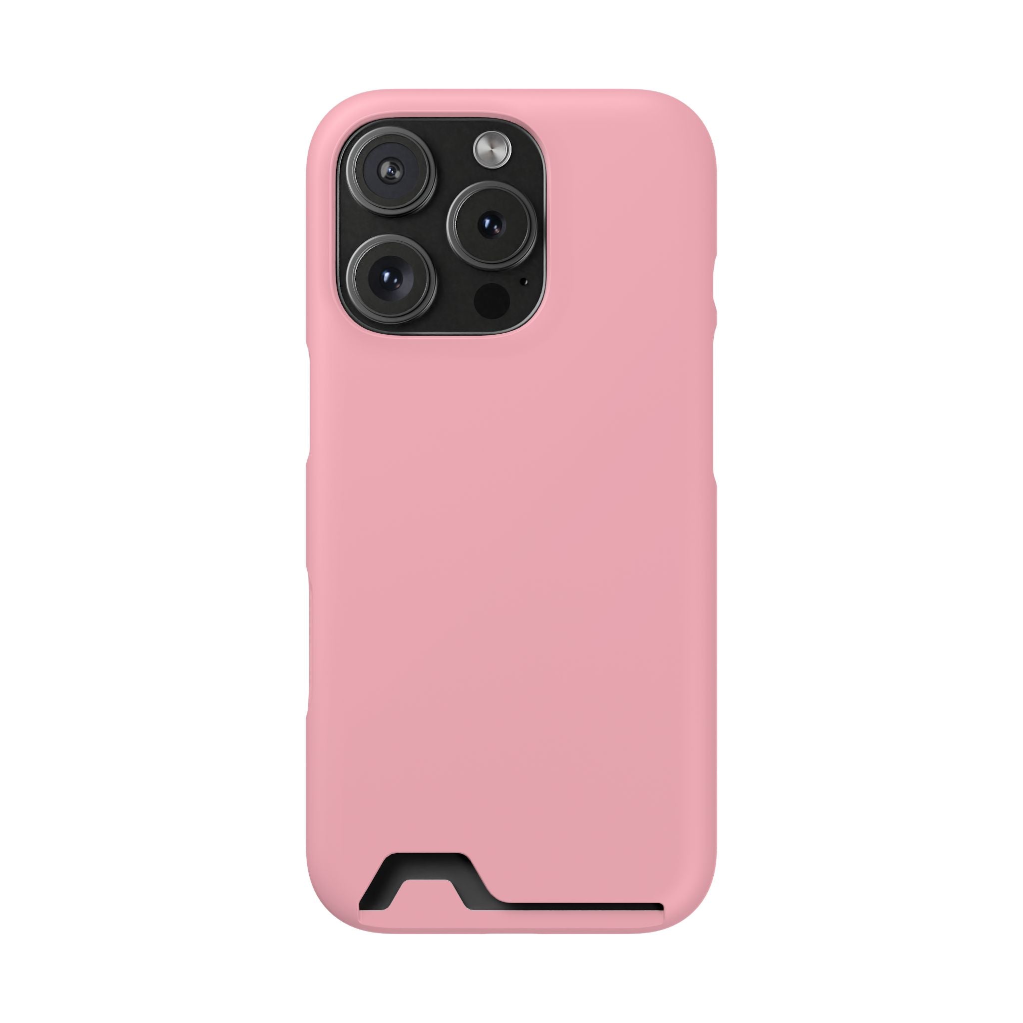 Pink Phone Case with Built-In Card Holder