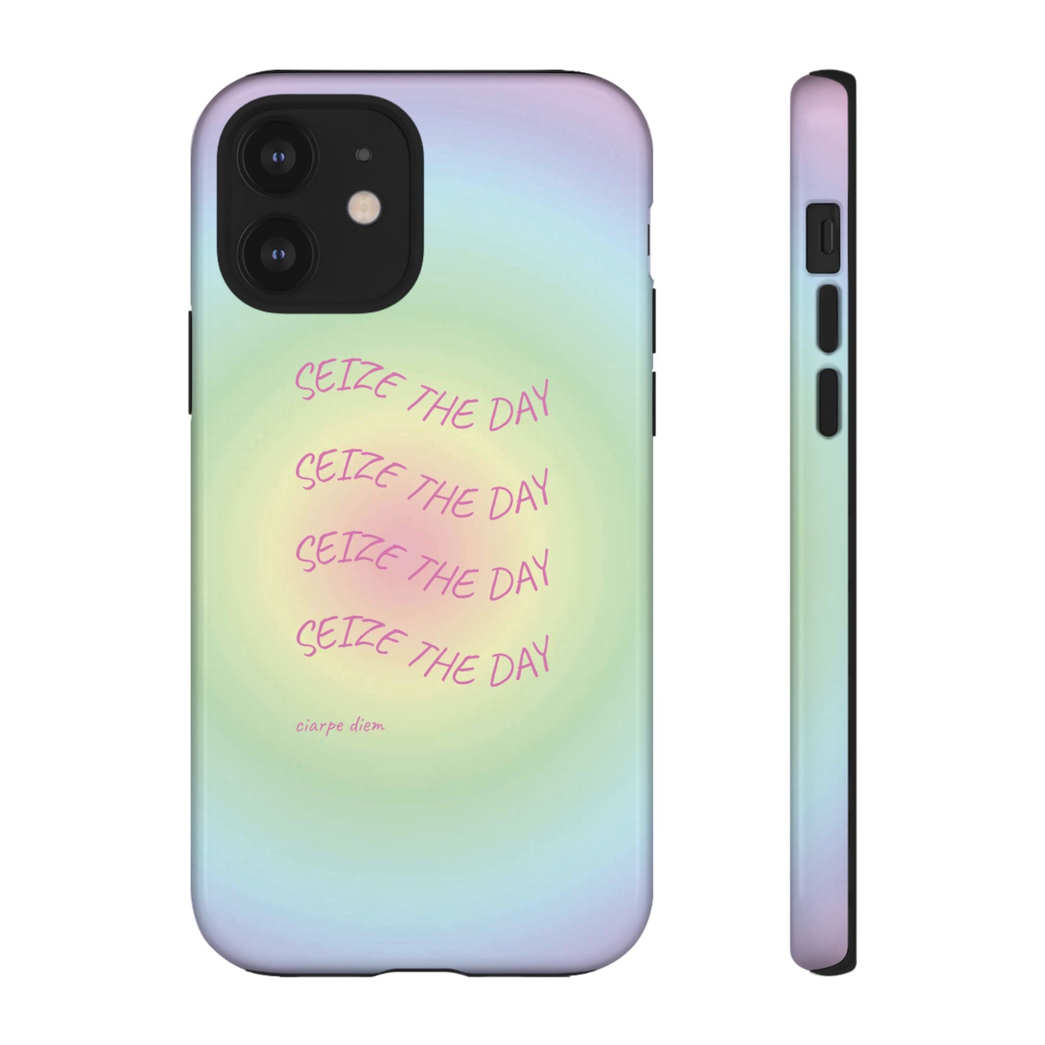 Bermuda Halo Seize The Day Pastel Gradient Tough Phone Case