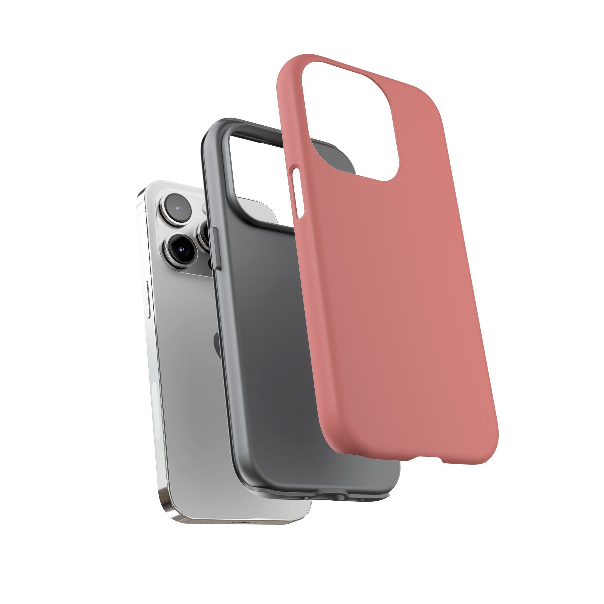 Frosty Pink Protective Phone Case