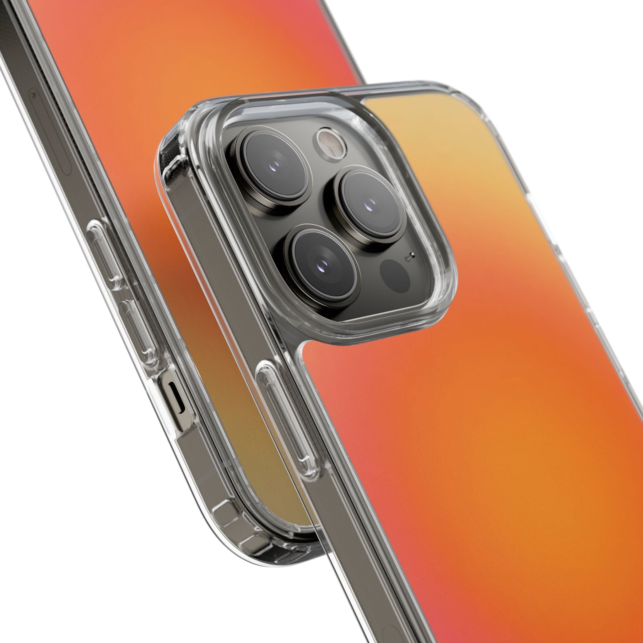 Clear Sunburst Protective Phone Case