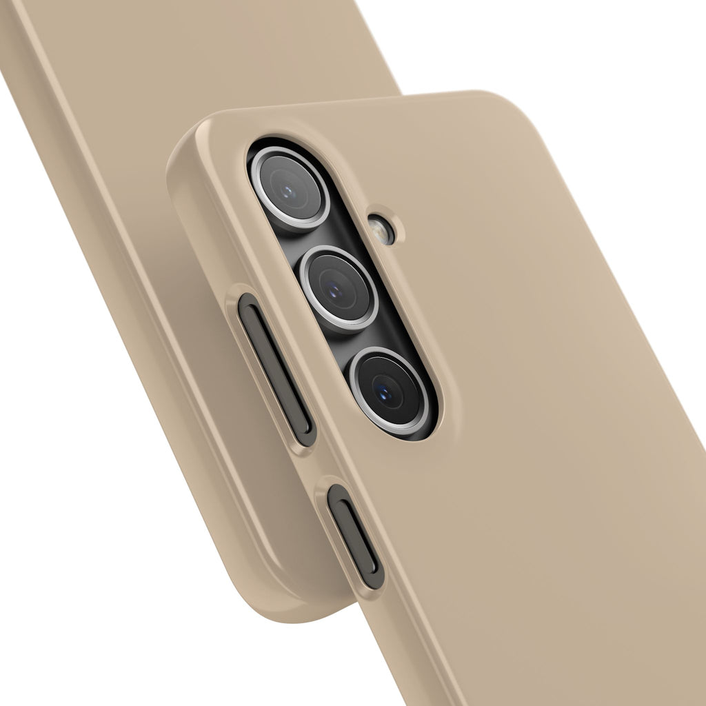 Beige Snap Phone Case
