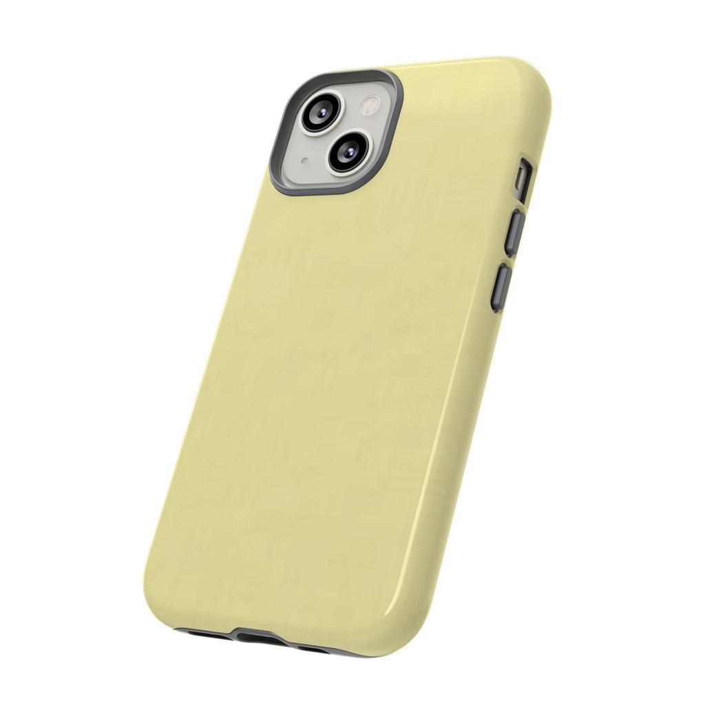 Pale Yellow Protective Phone Case