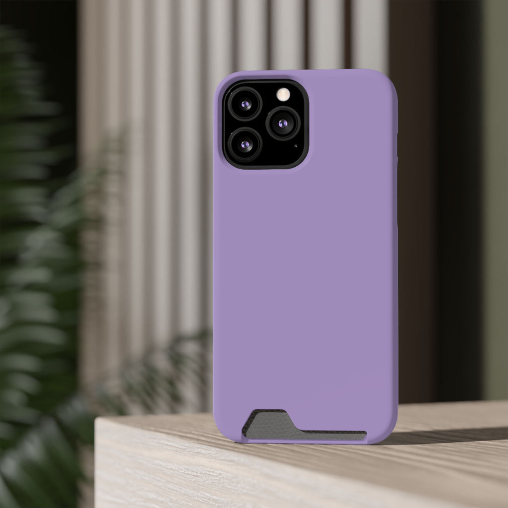 Lilac Card Holder Phone Case