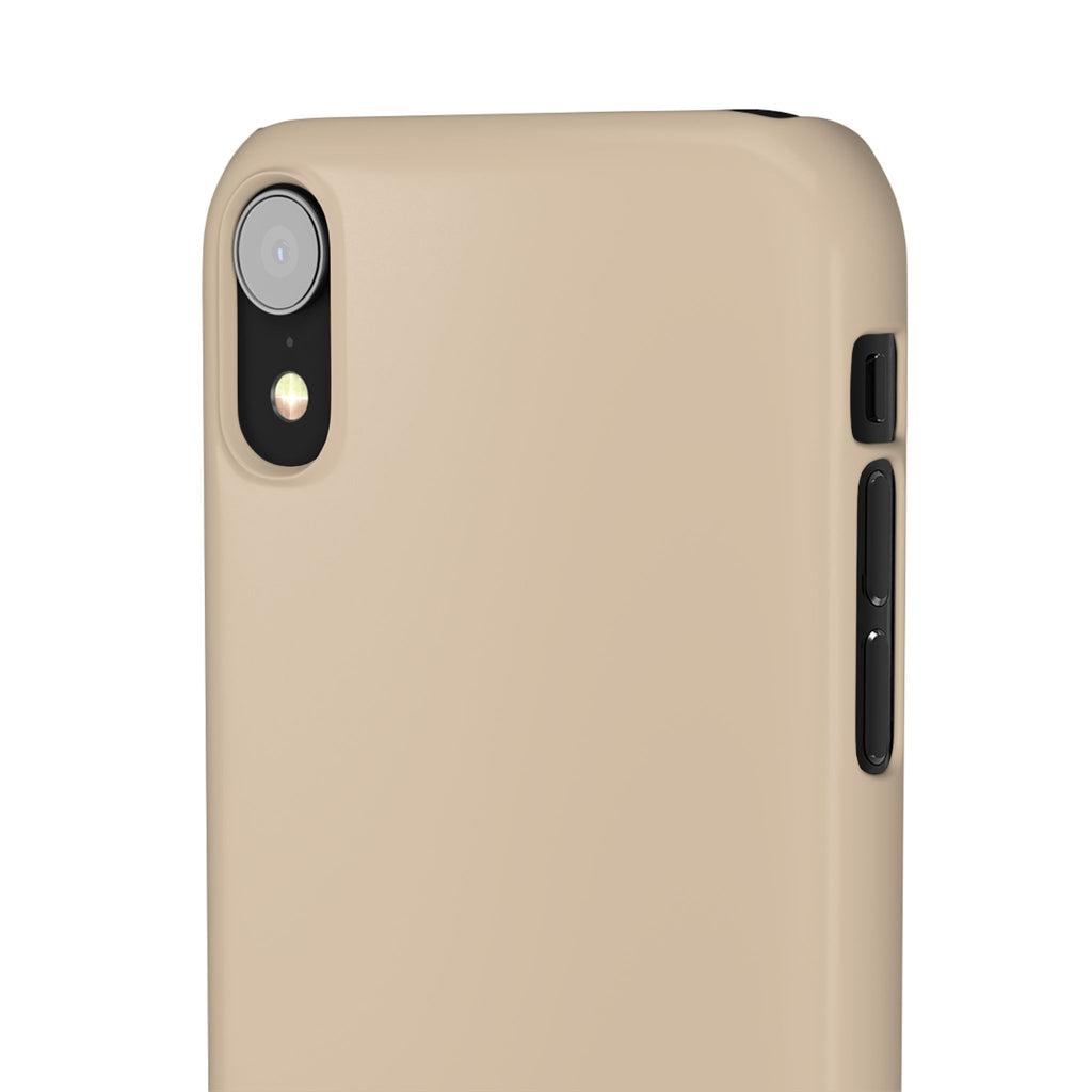 Beige Snap Phone Case