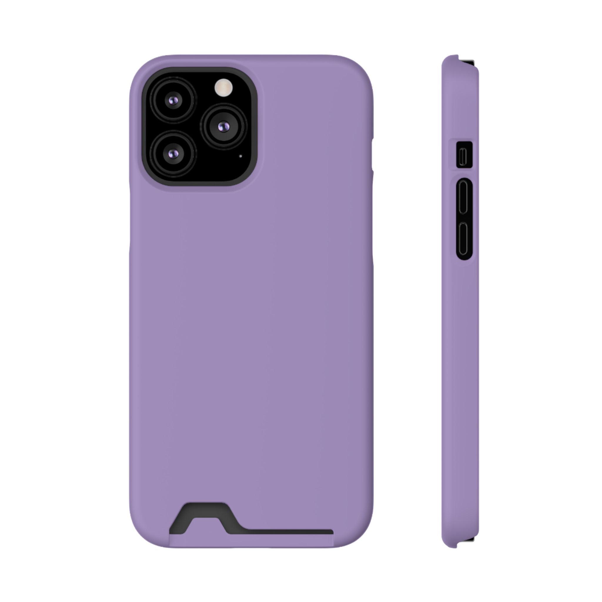 Lilac Card Holder Phone Case