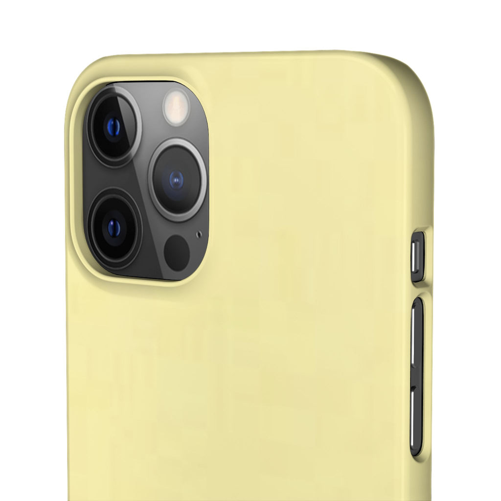Pale Yellow Snap Phone Case