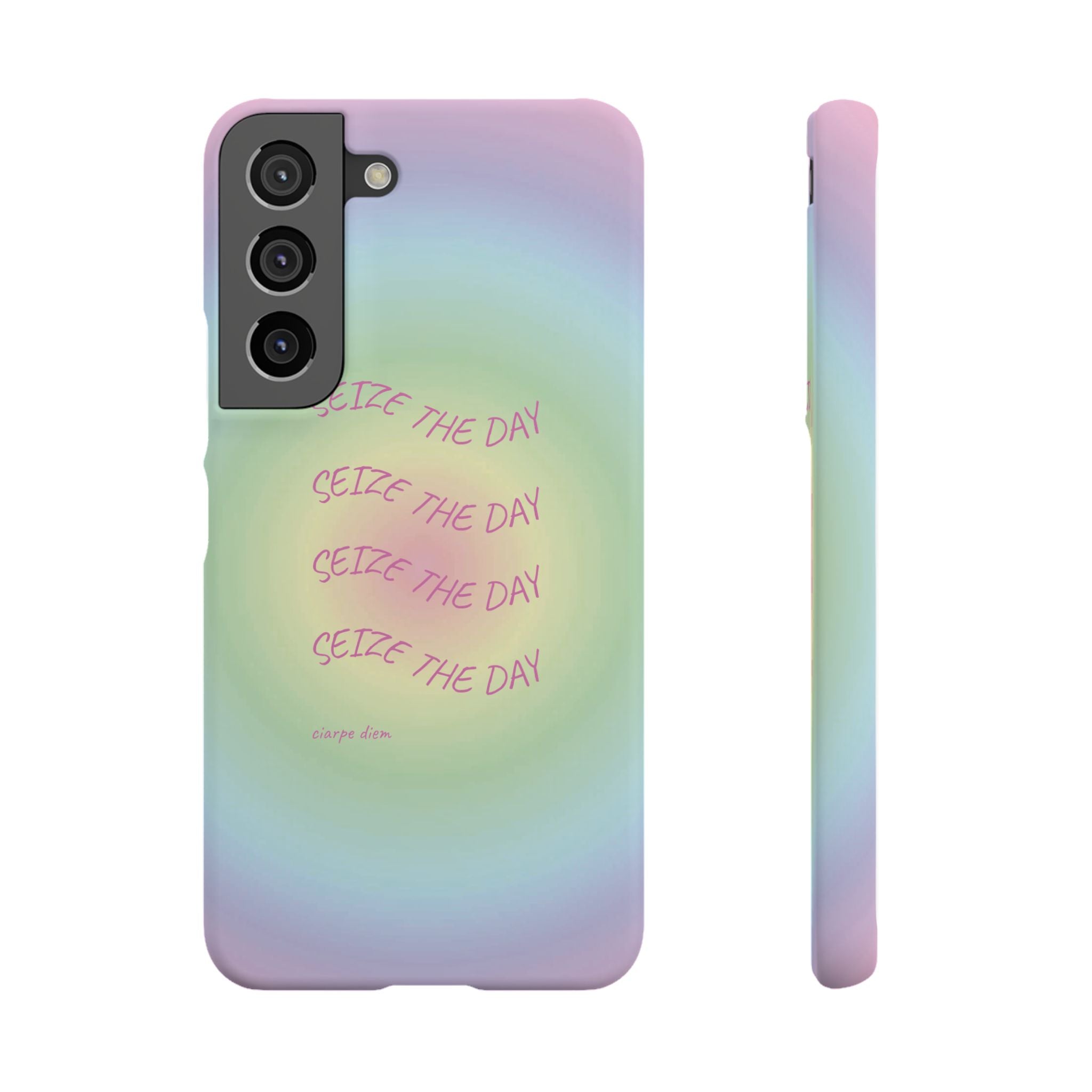 Carpe Diem Bermuda Halo Gradient Snap Phone Case