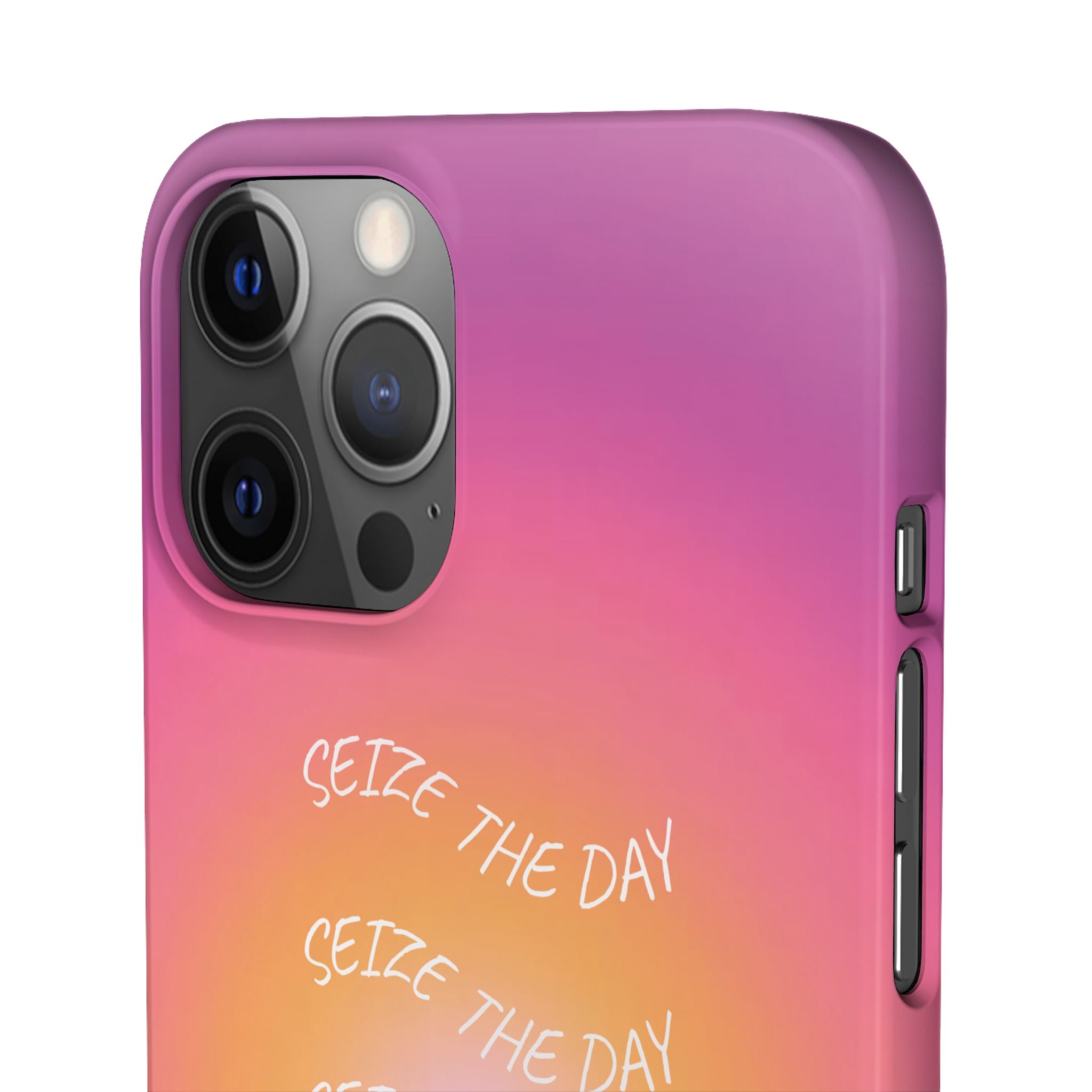 Carpe Diem Sunburst Gradient Snap Phone Case