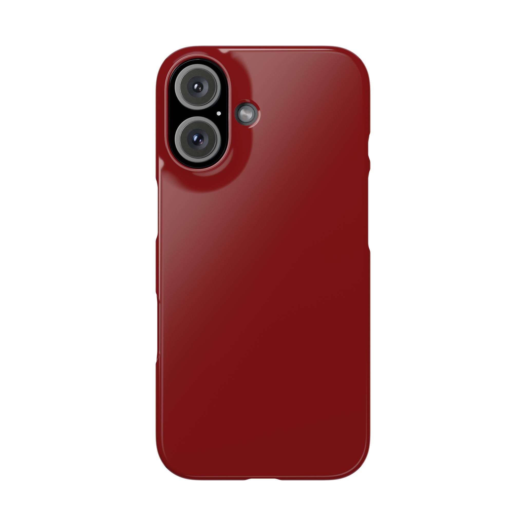 Dark Red Snap Phone Case