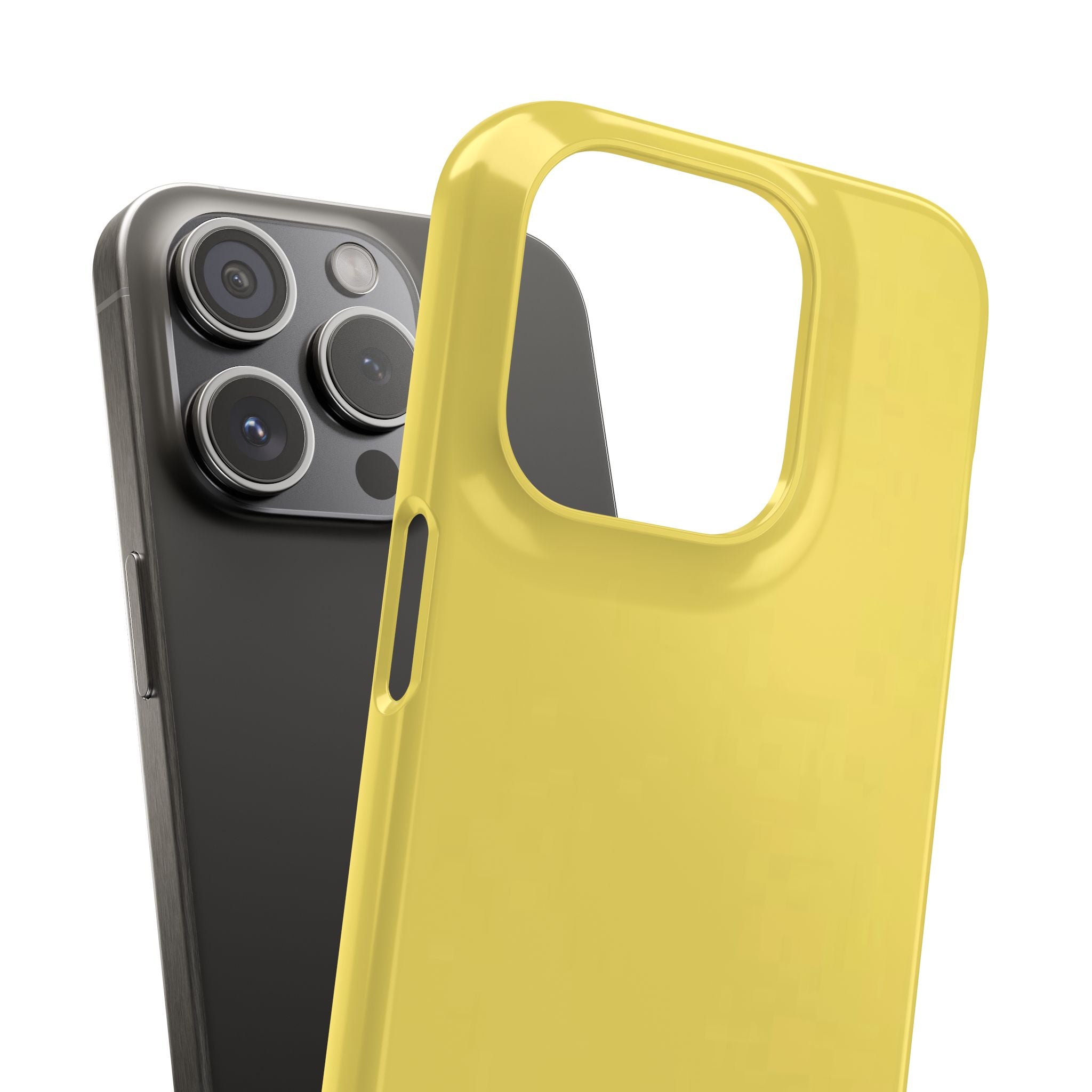 Yellow Snap Phone Case