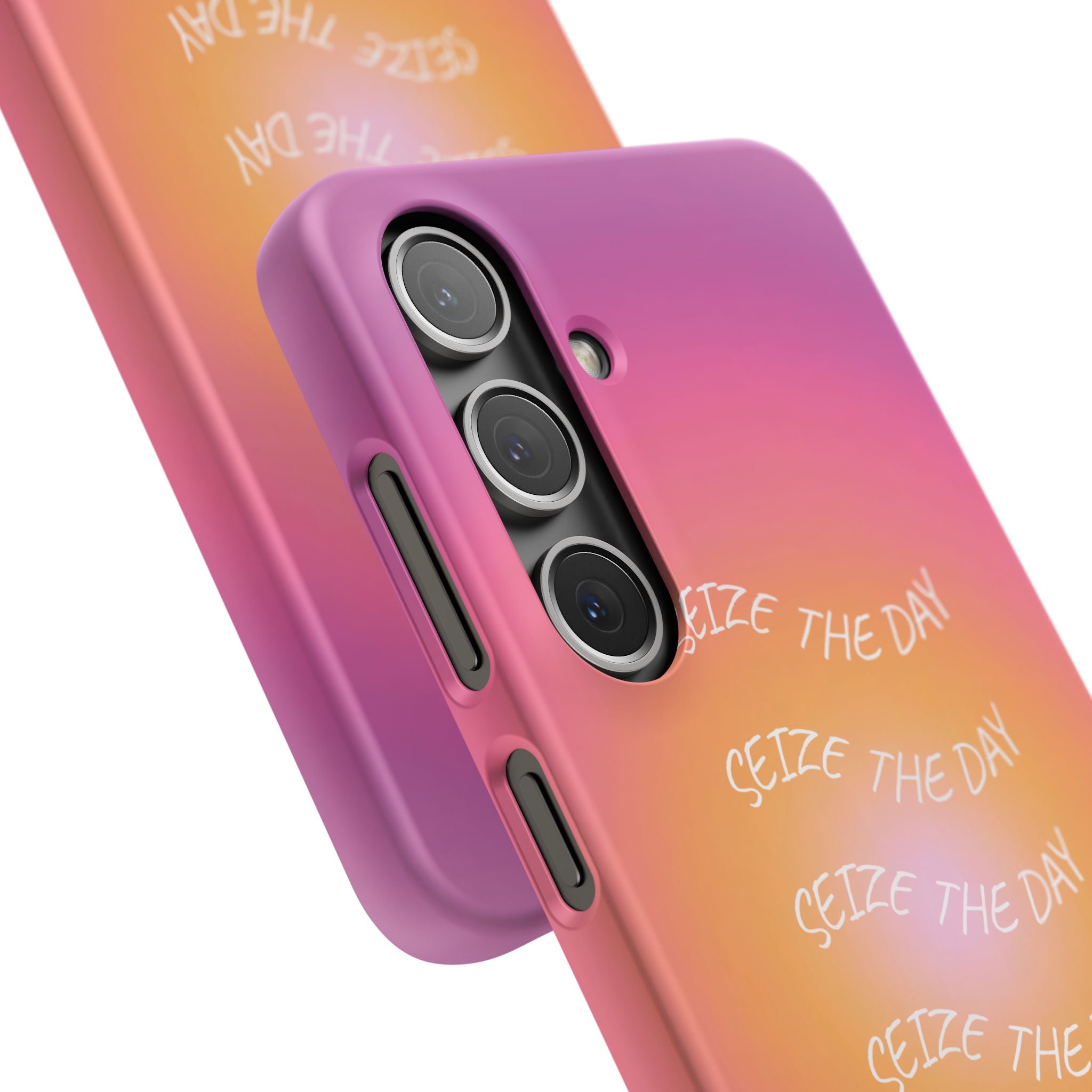 Carpe Diem Sunburst Gradient Snap Phone Case