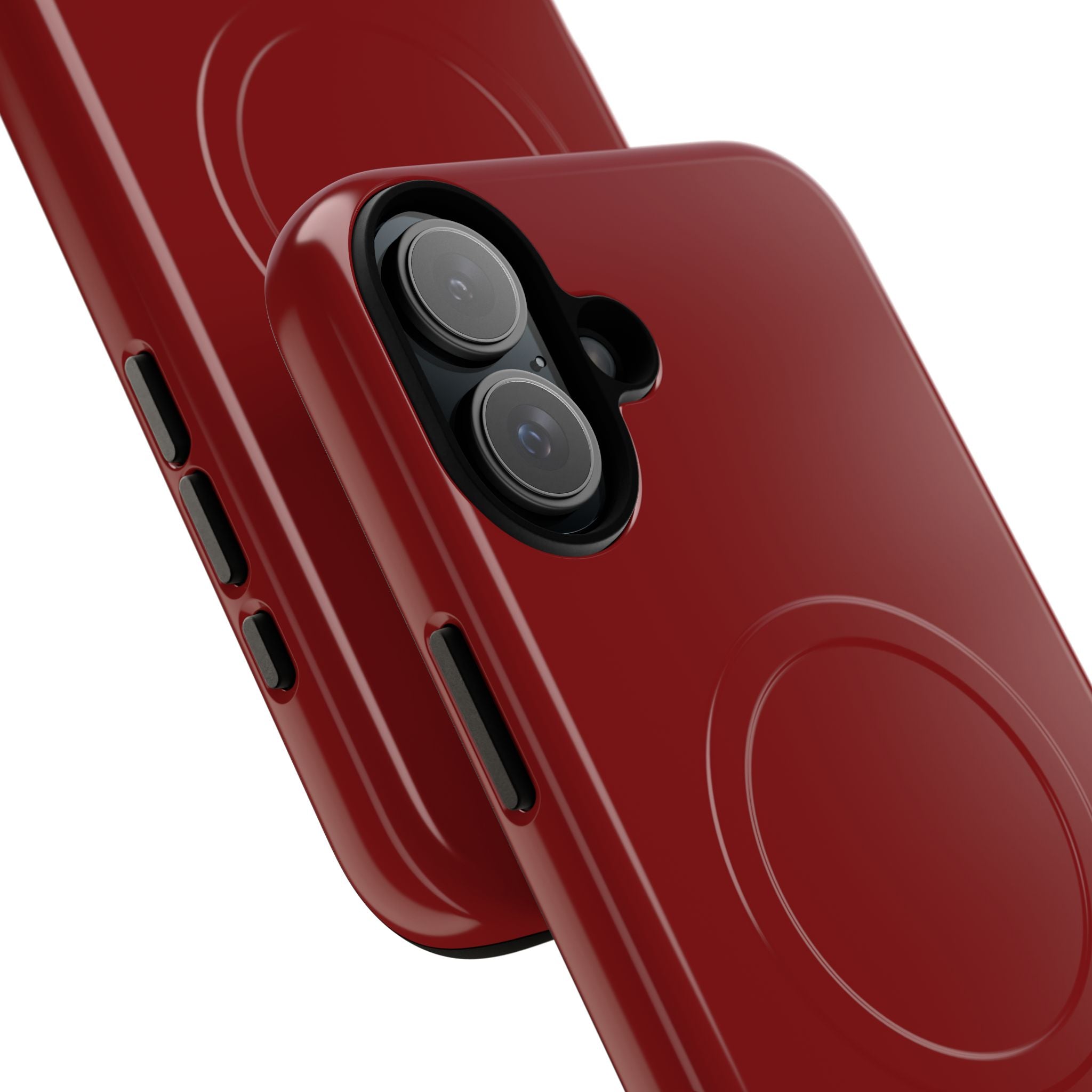 Dark Red MagSafe Protective Phone Case