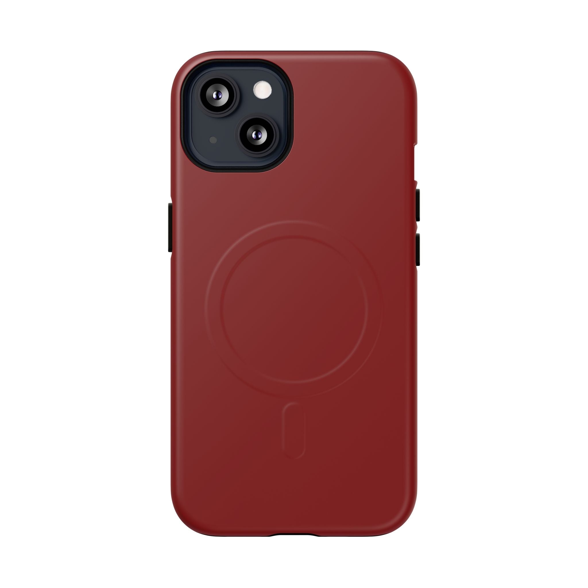 Dark Red MagSafe Protective Phone Case