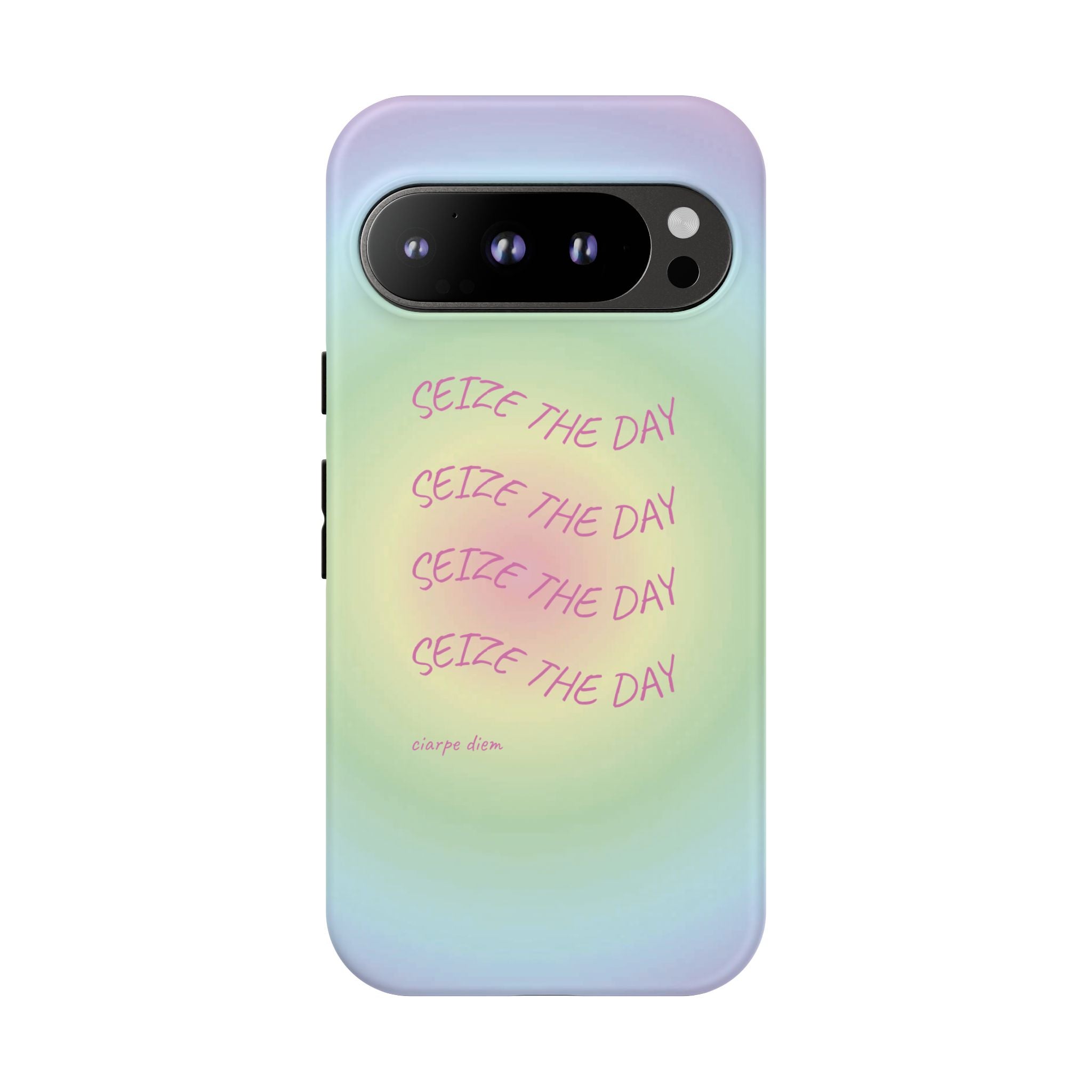 Bermuda Halo Seize The Day Pastel Gradient Tough Phone Case