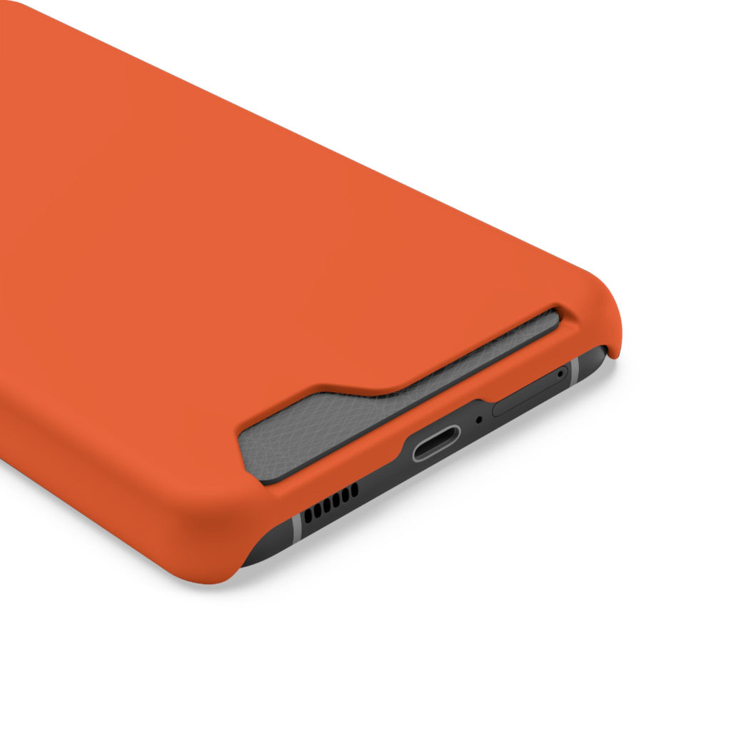 Orange Card-Holder Phone Case