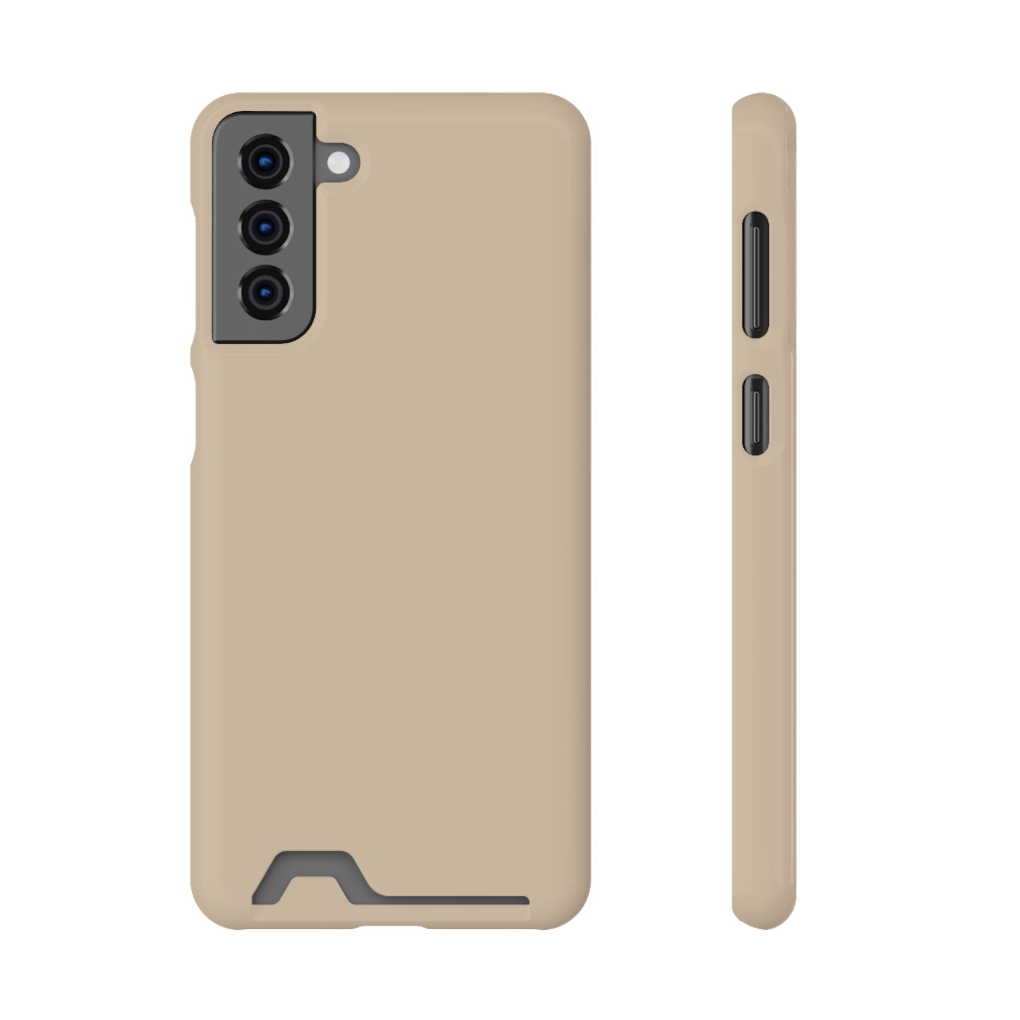 Beige Card-Holder Phone Case