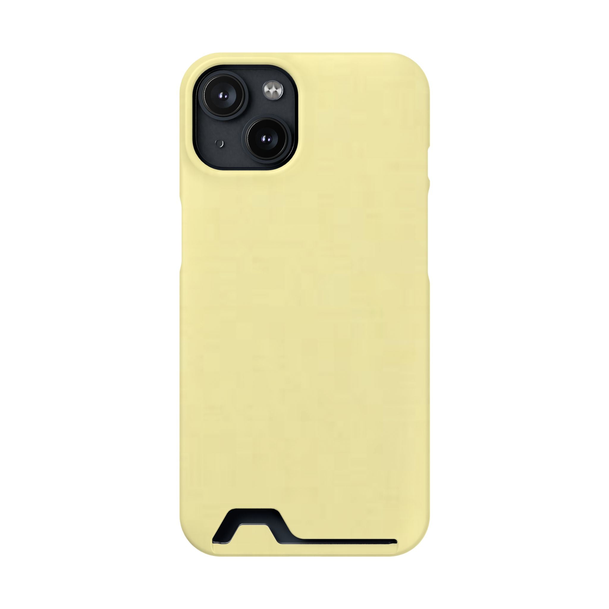 Pale Yellow Card-Holder Phone Case