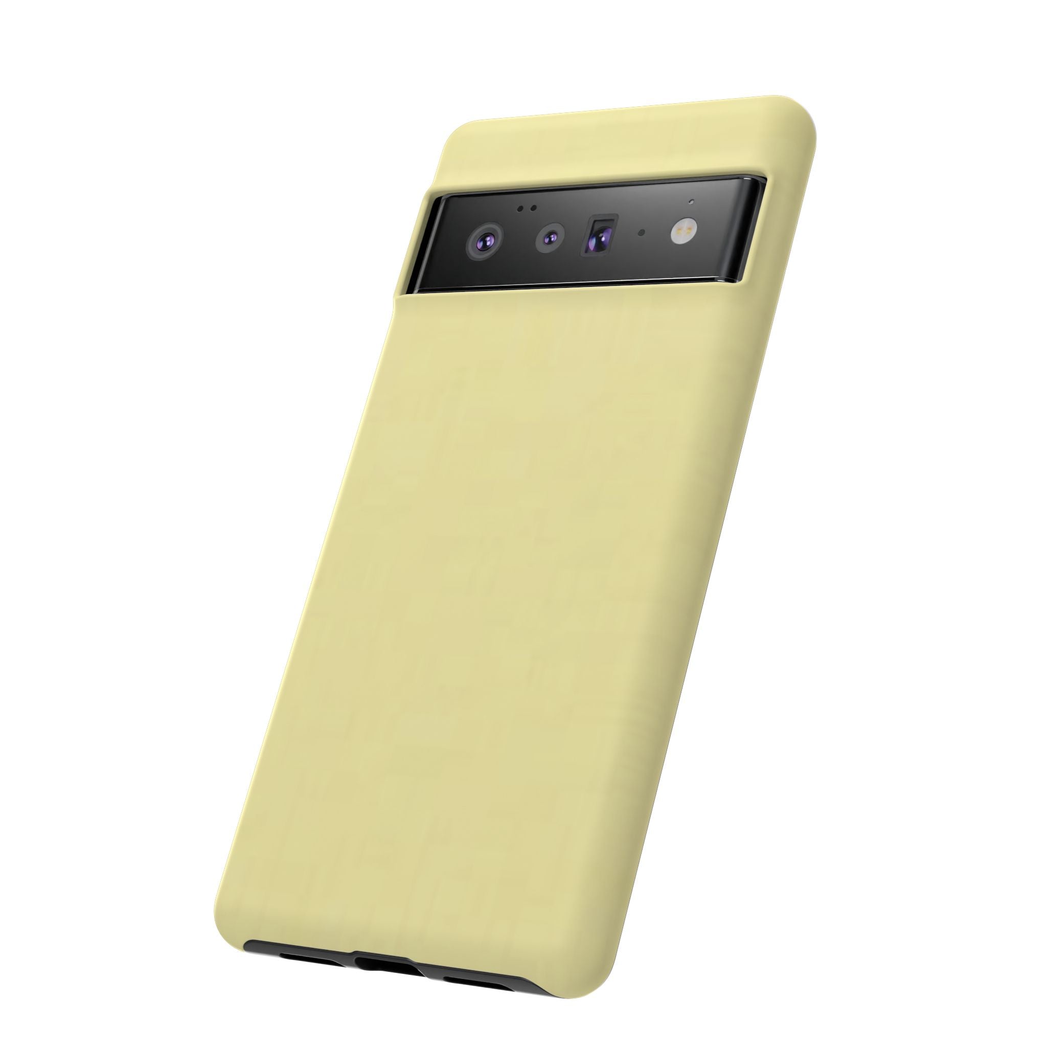 Pale Yellow Protective Phone Case